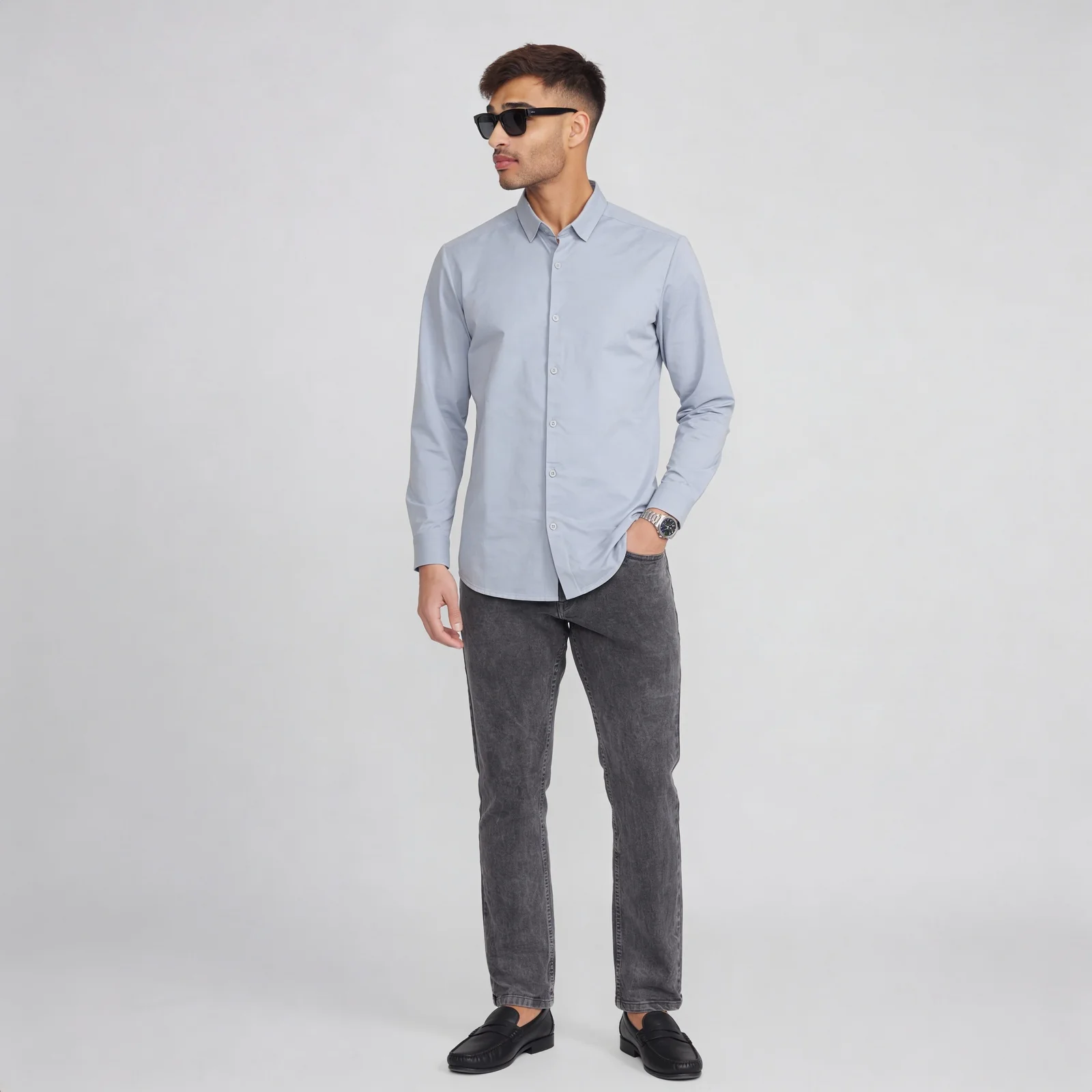 Travelator™ 2025 Shirt - 4-Way Ultra Stretch Slim Fit Wash & Wear - "Zero Top Stitch" - Saville Row Finish Full Sleeves- Made For Travel - Image 41