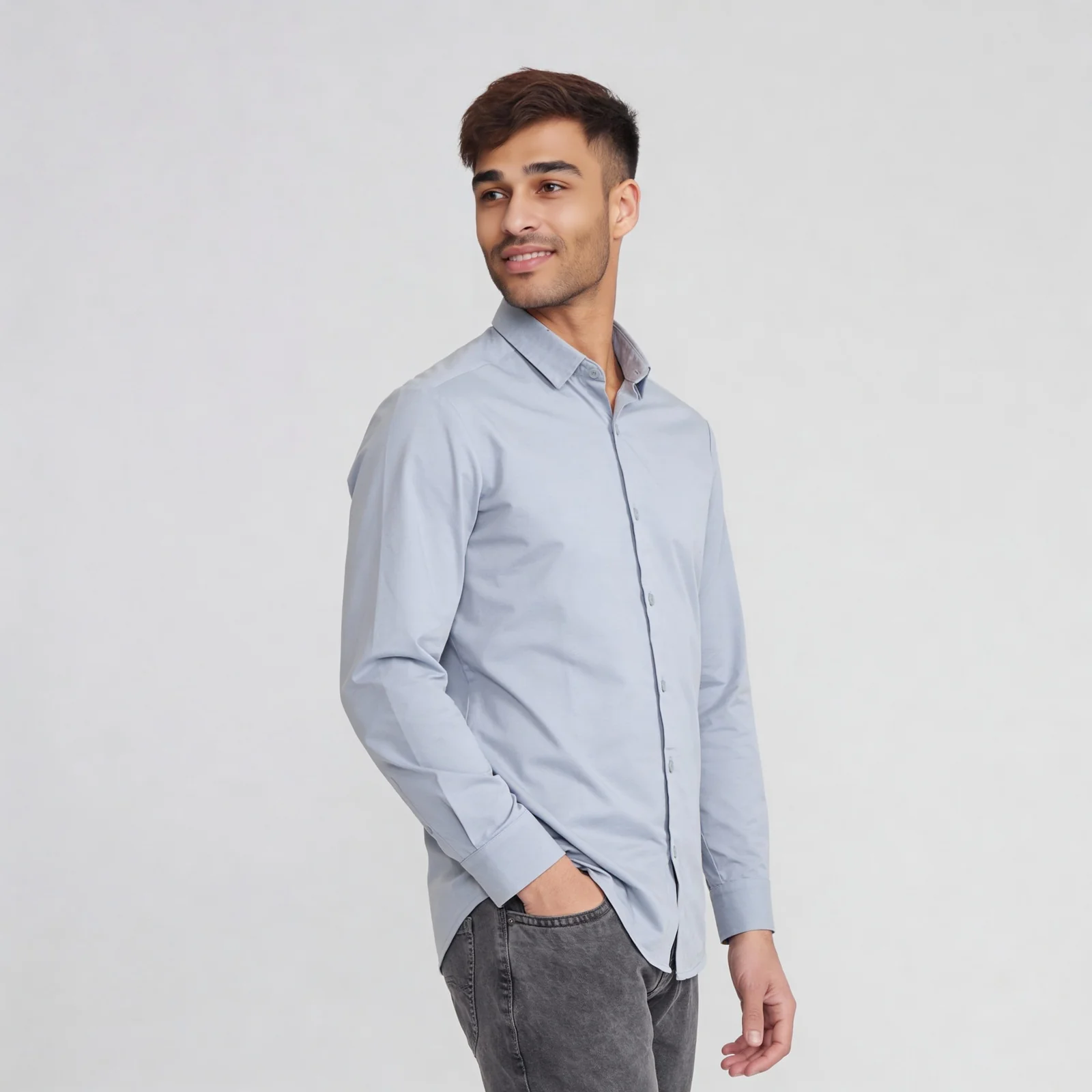 Travelator™ 2025 Shirt - 4-Way Ultra Stretch Slim Fit Wash & Wear - "Zero Top Stitch" - Saville Row Finish Full Sleeves- Made For Travel - Image 45