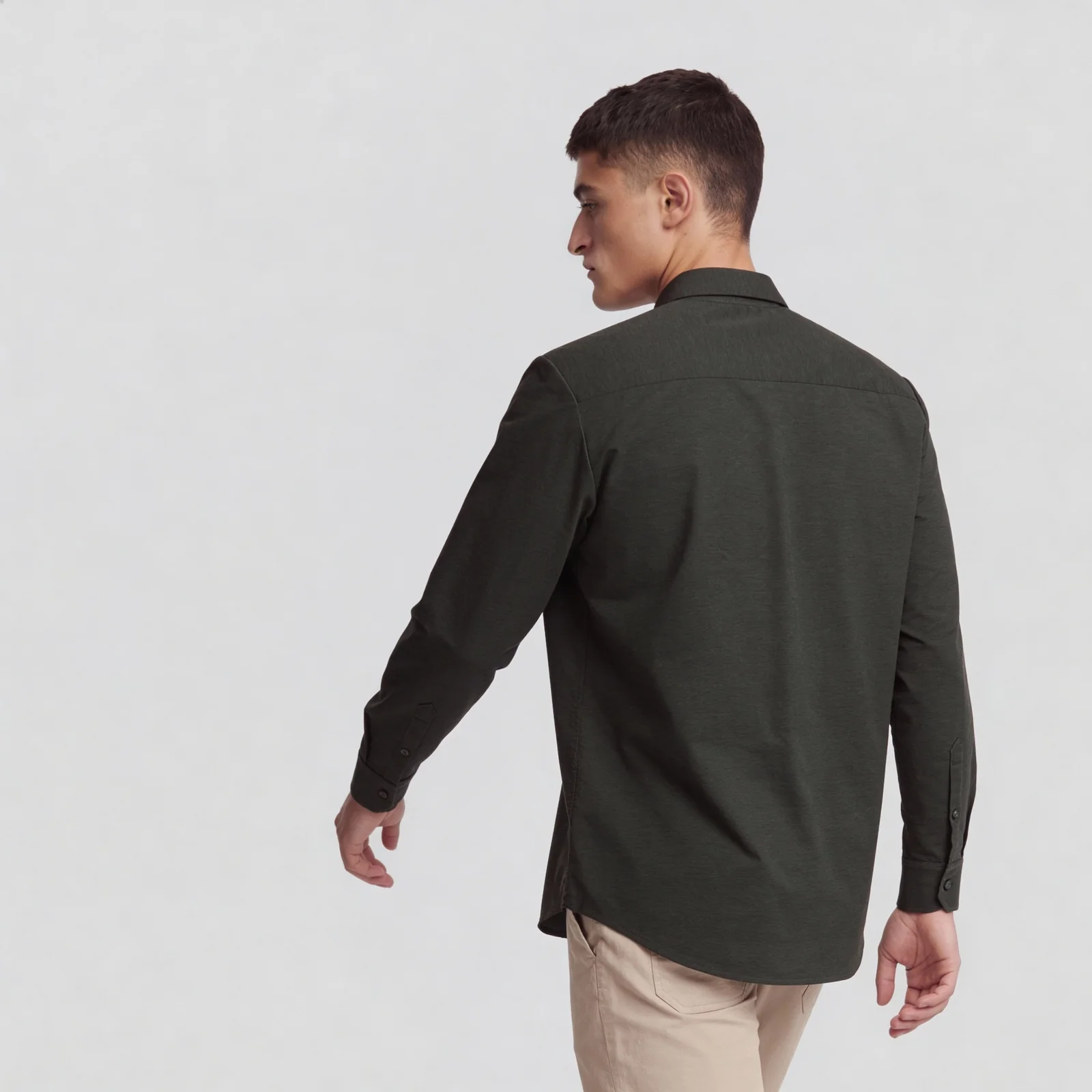 Travelator™ 2025 Shirt - 4-Way Ultra Stretch Slim Fit Wash & Wear - "Zero Top Stitch" - Saville Row Finish Full Sleeves- Made For Travel - Image 48