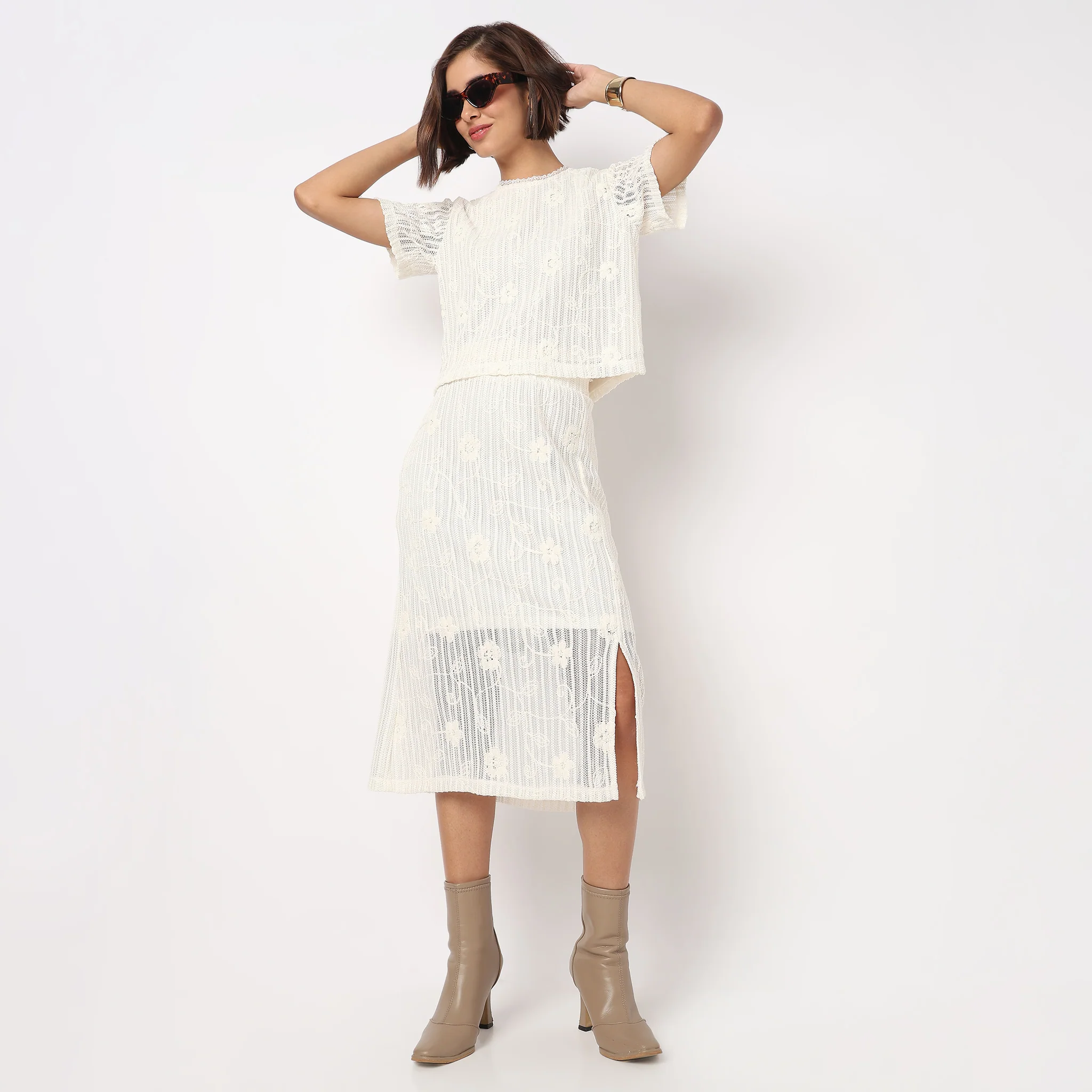 Slim Fit Pencil Skirt