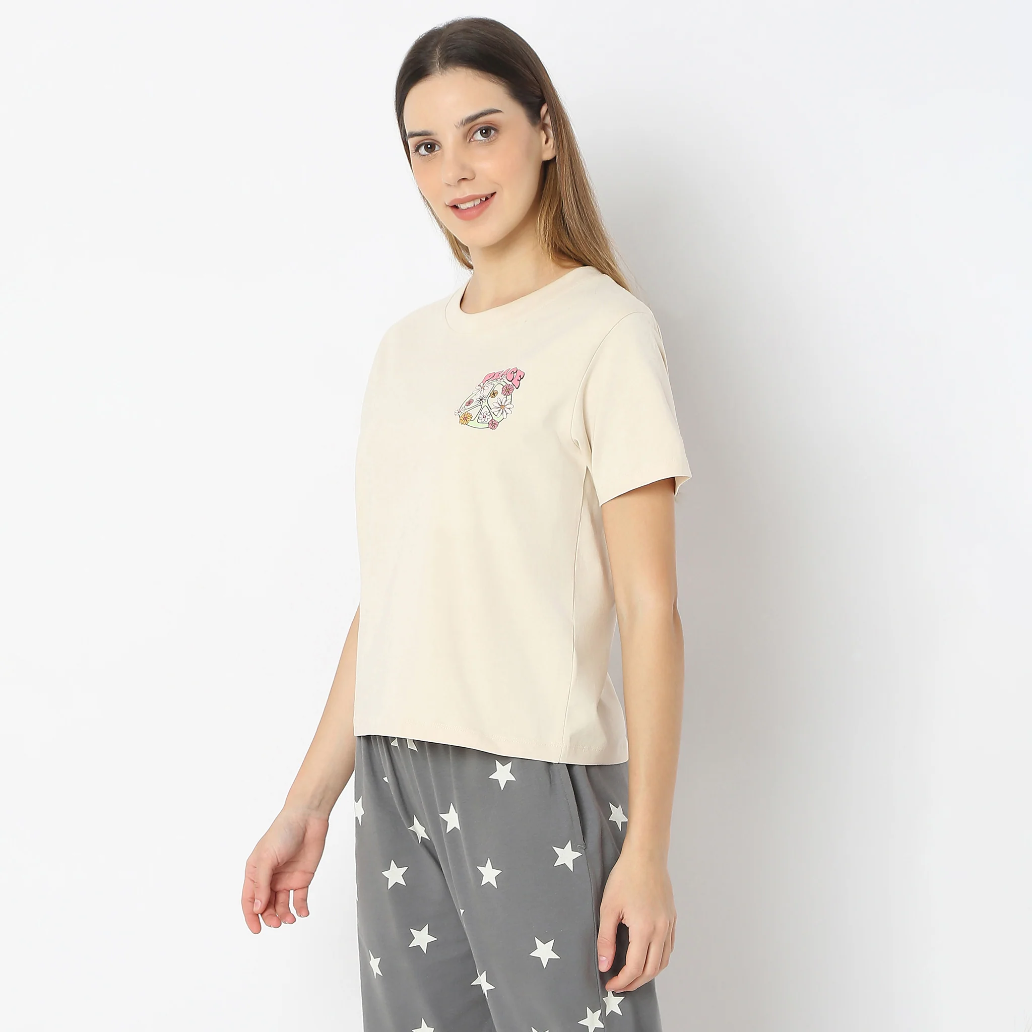Slim Fit Short Length Graphic T-Shirt - Image 5