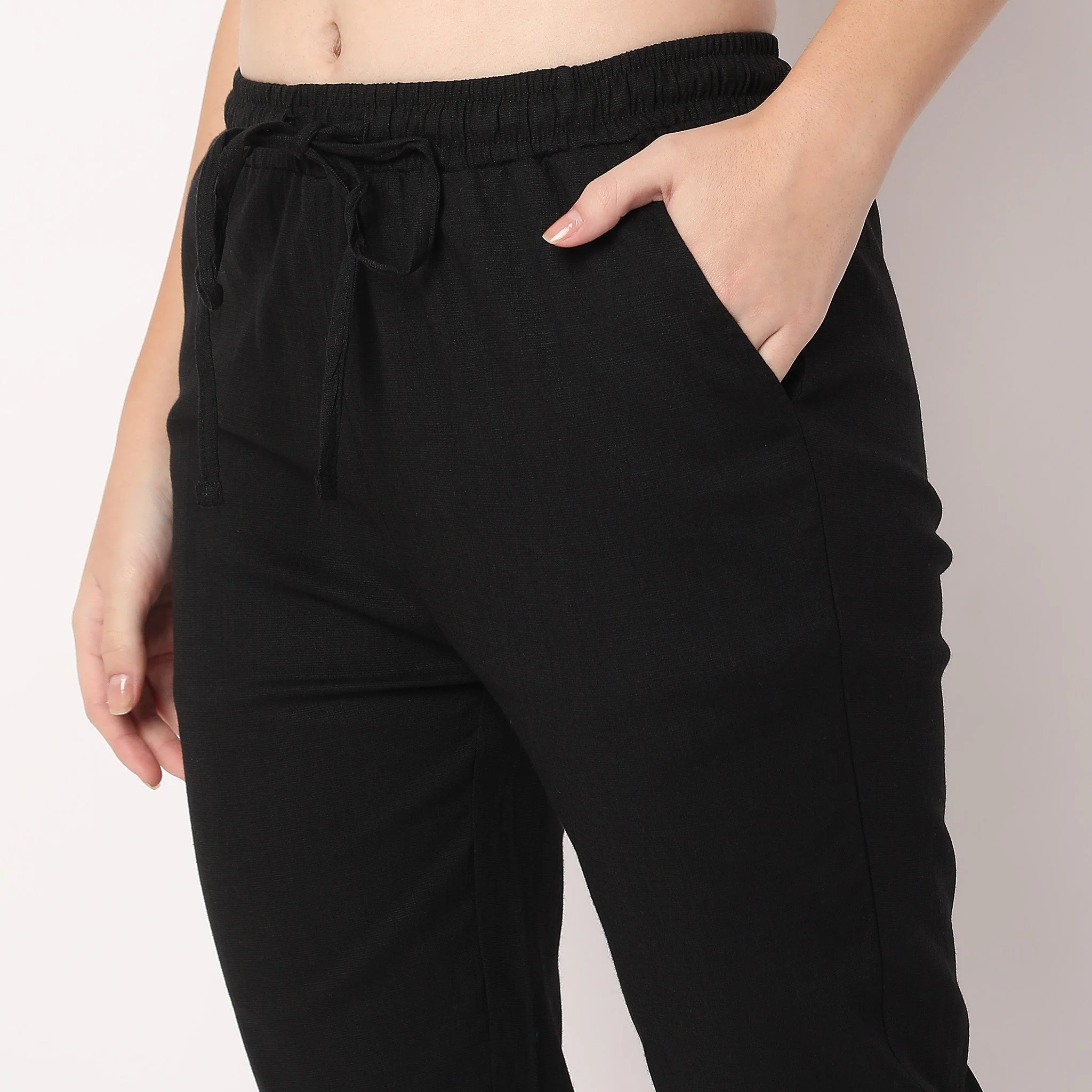 Slim Fit Solid Ethnic Snug Pants - Image 24