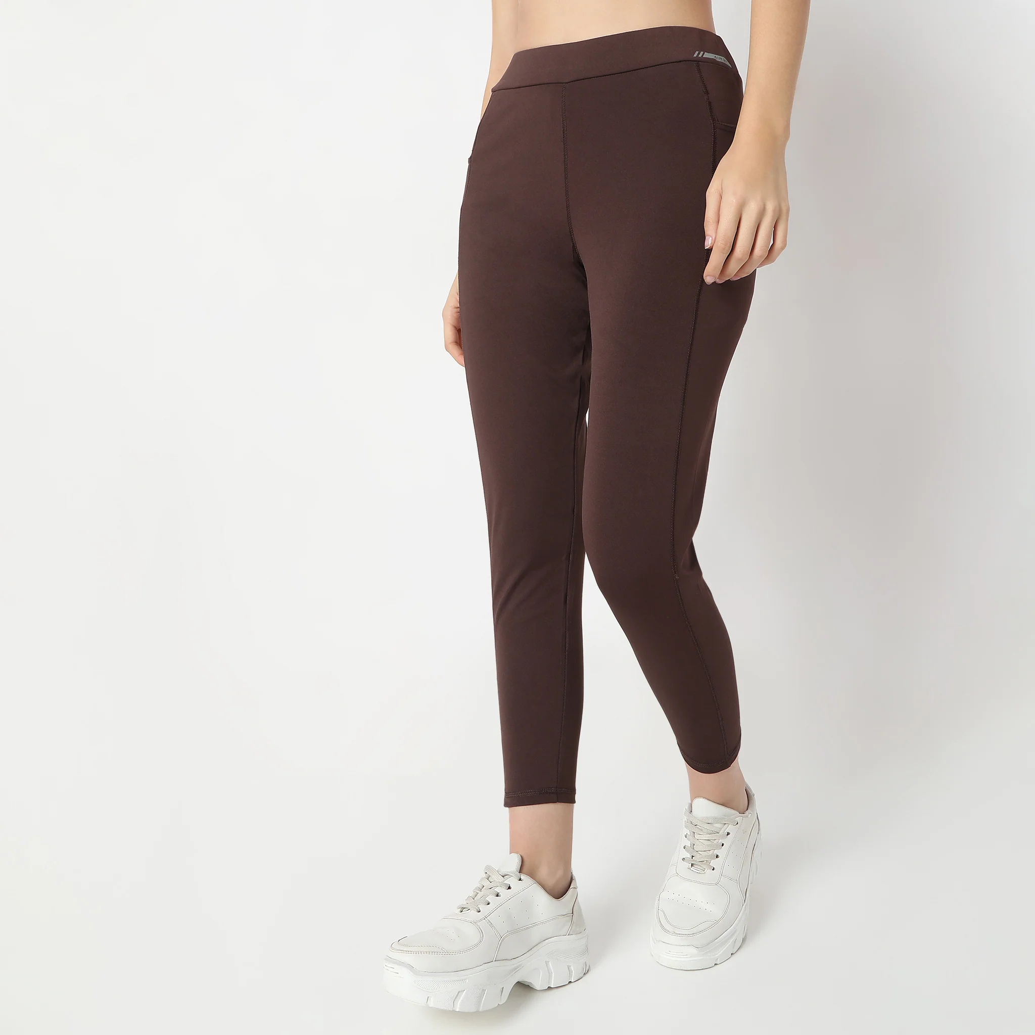 Air Dry Slim Fit Ankle Length High Rise Leggings - Image 10