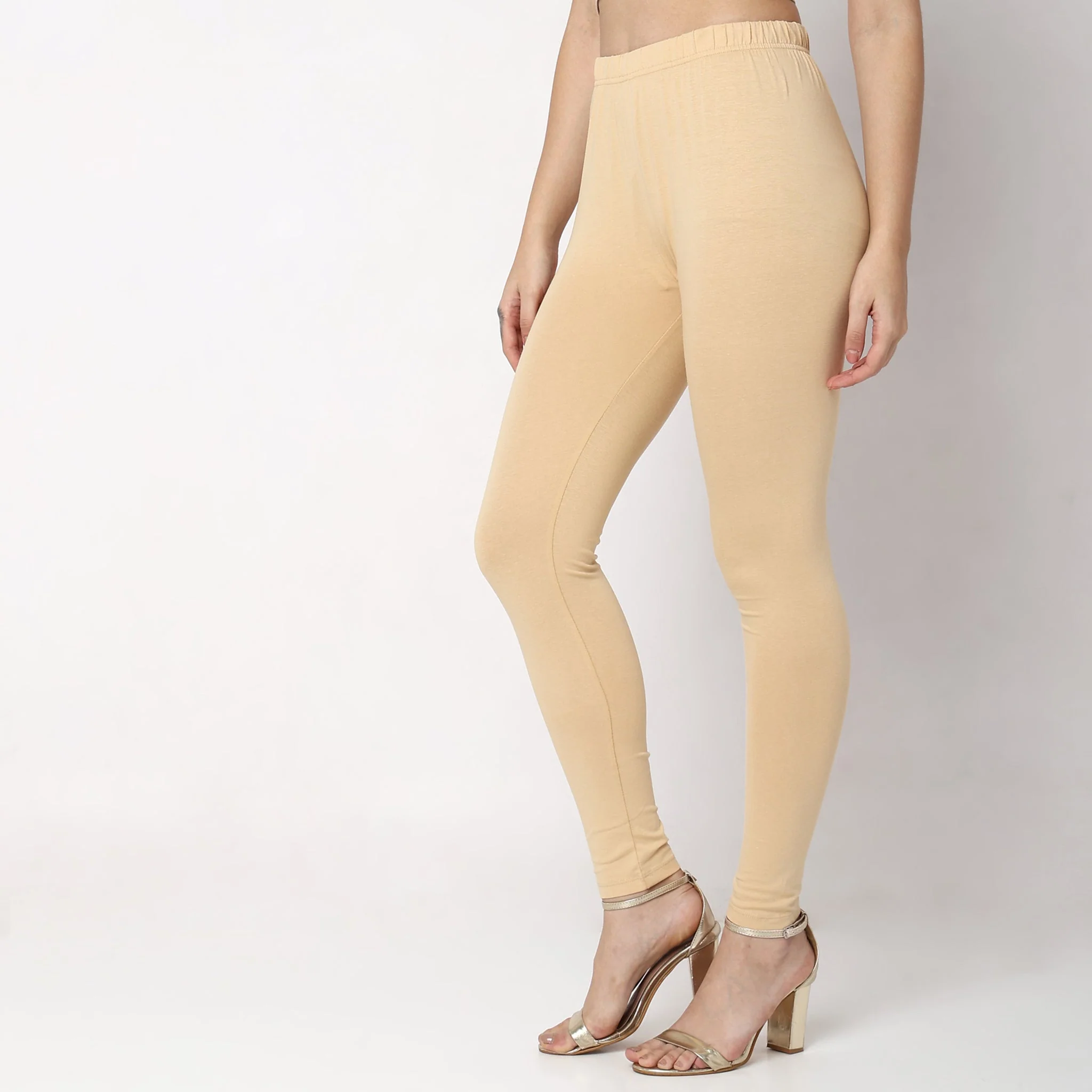 Slim Fit Solid Mid Rise Legging - Image 5
