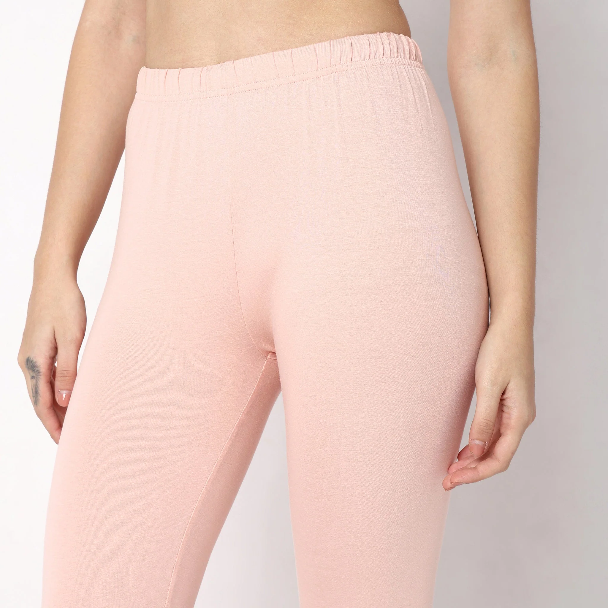 Slim Fit Solid Mid Rise Legging - Image 9