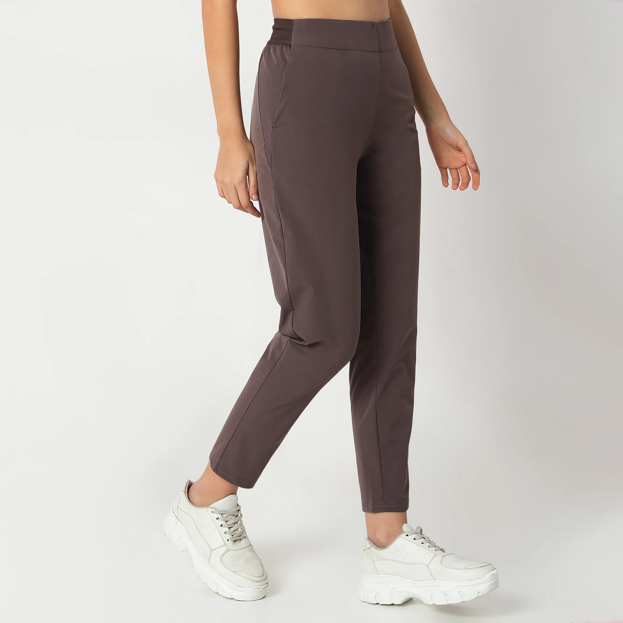 Slim Fit Ankle Length Mid Rise Leggings - Image 10