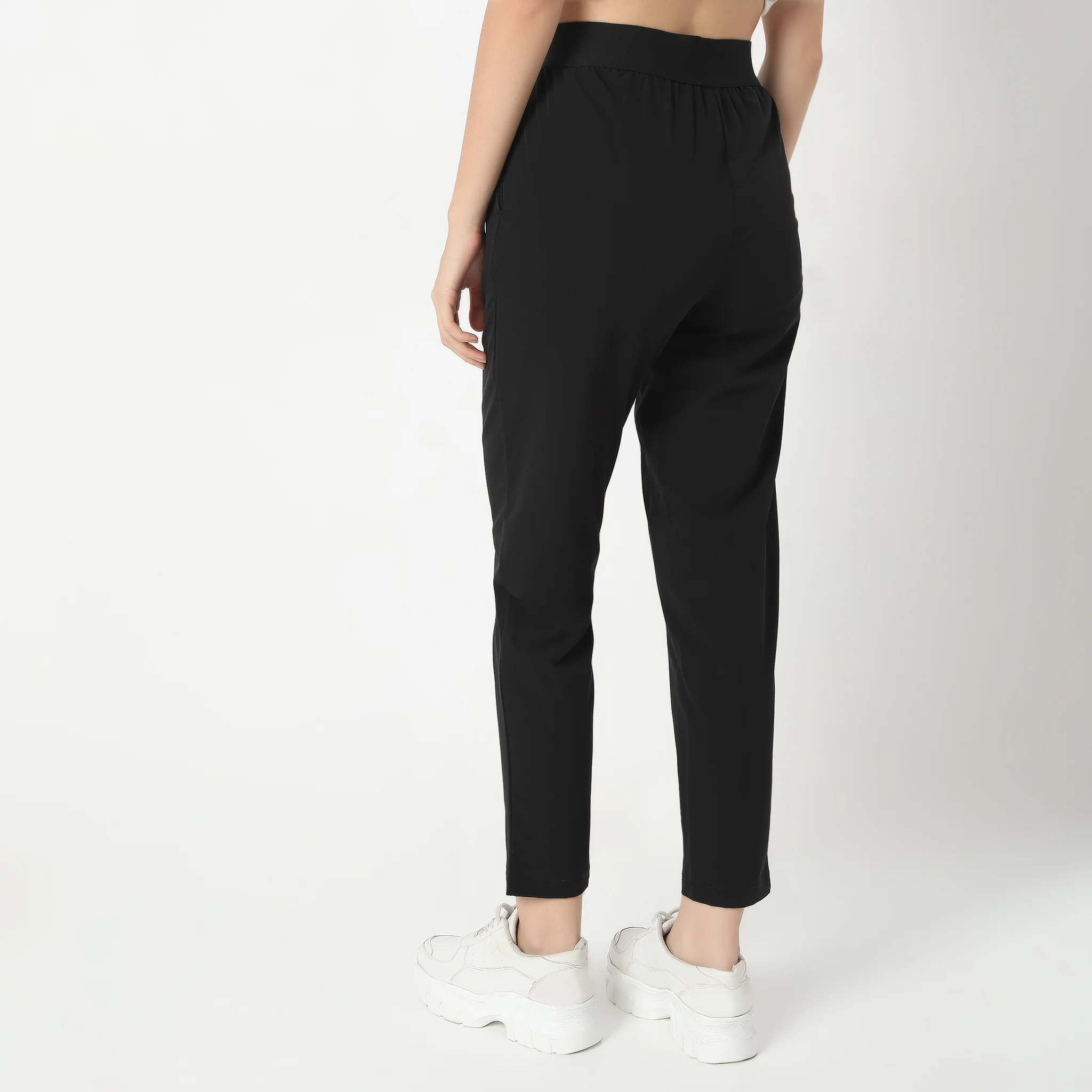 Slim Fit Ankle Length Mid Rise Leggings - Image 3