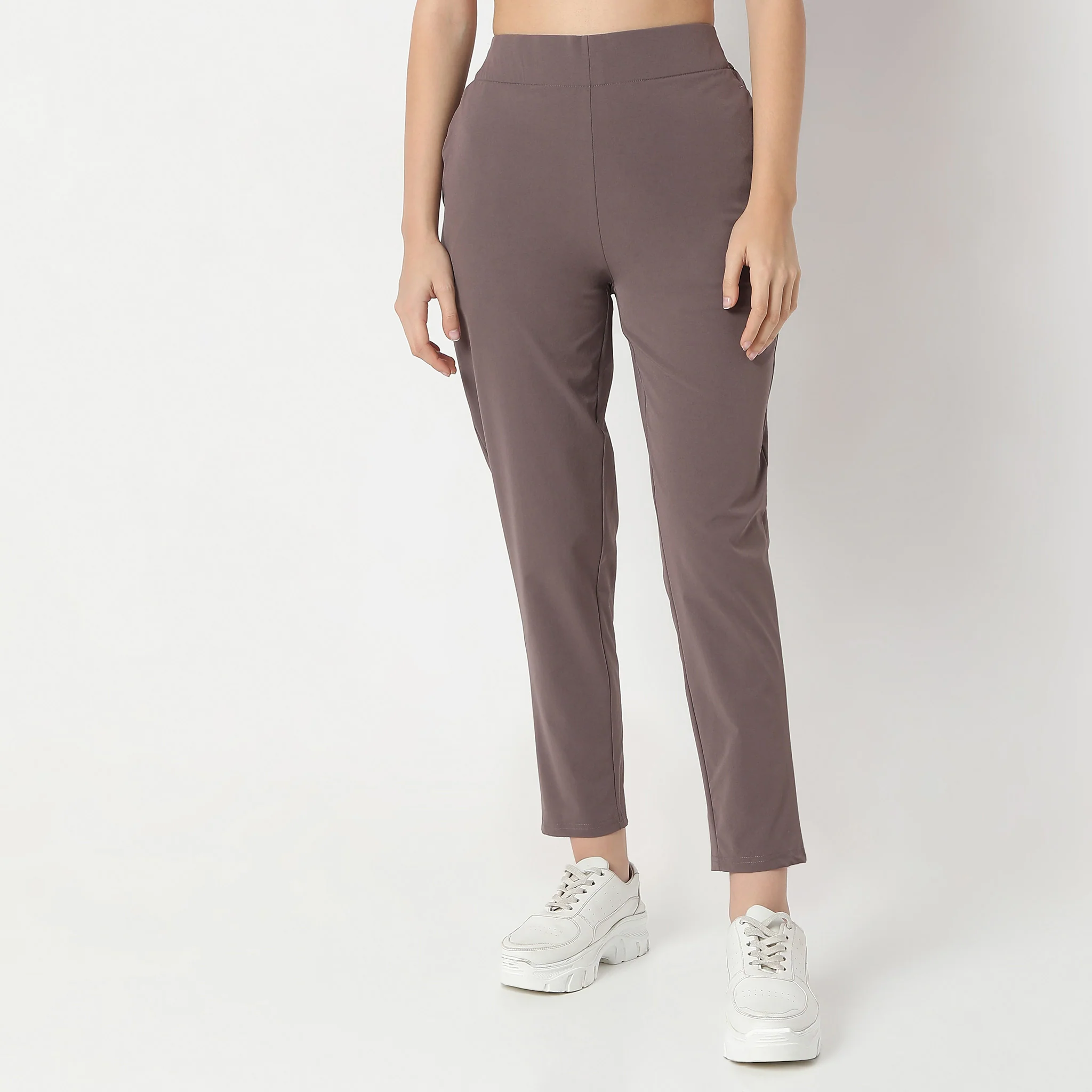 Slim Fit Ankle Length Mid Rise Leggings - Image 7