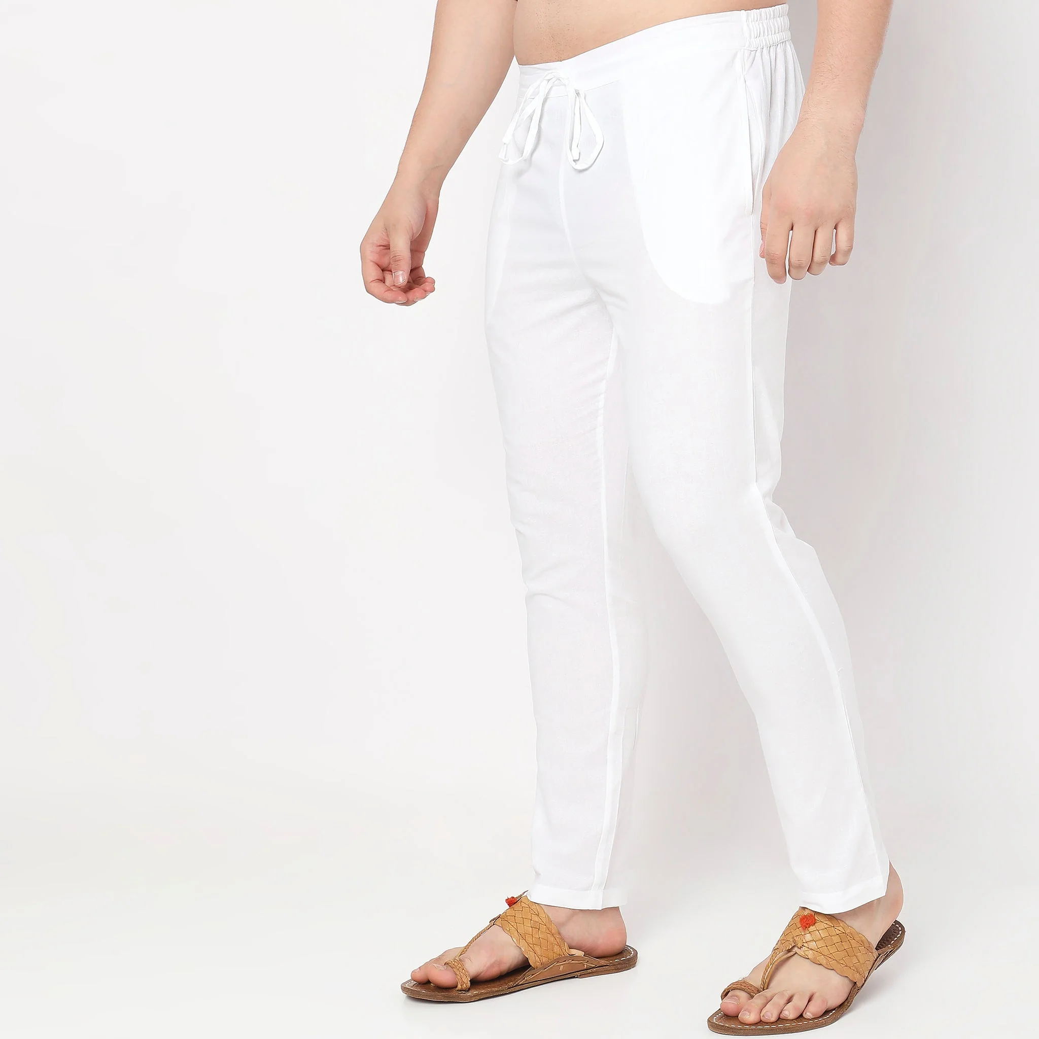 Mid Rise Ankle Length Ethnic Pant - Image 8