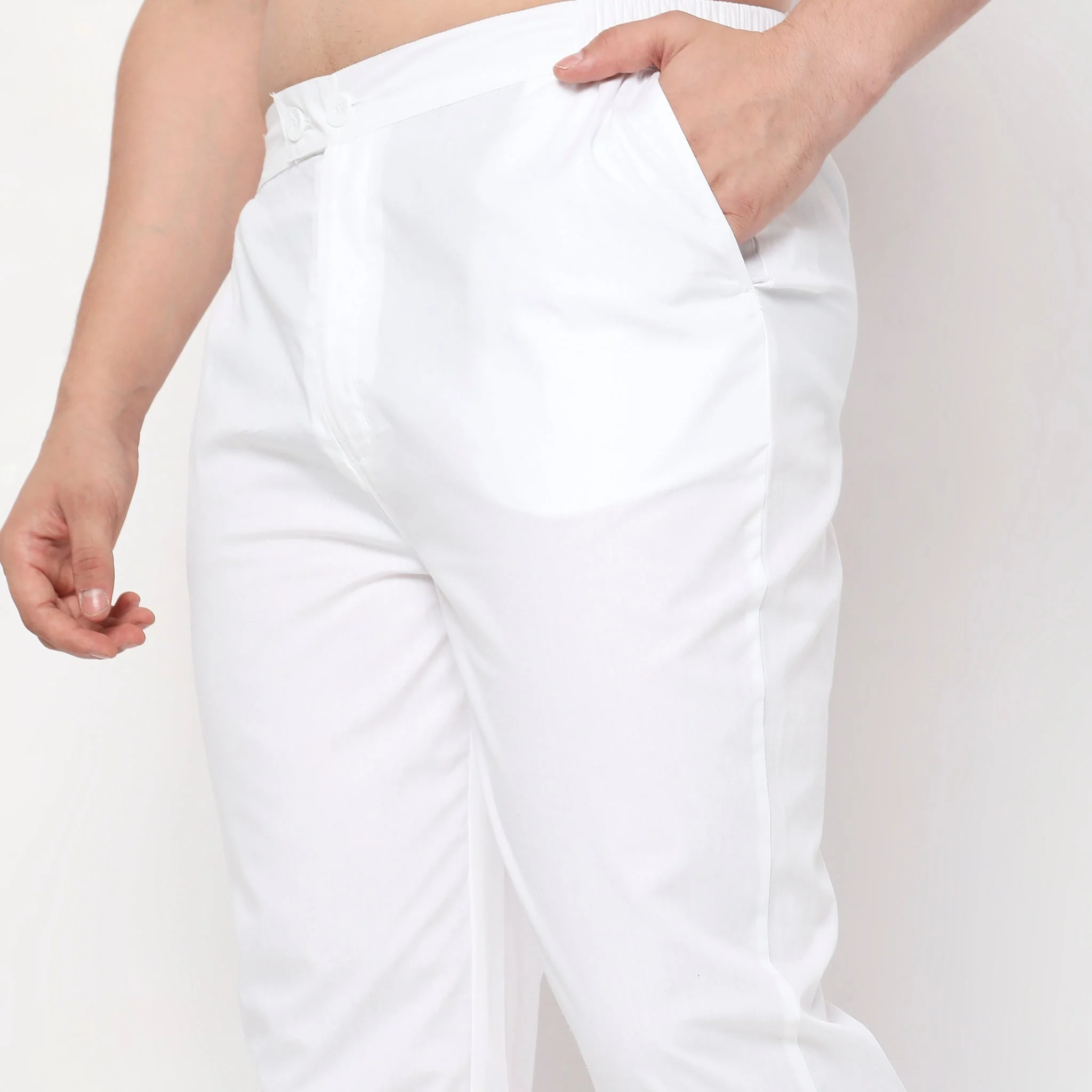 Perfect Ethnic Pants To Pair With Kurtas And Kurta-Shirts - Slim Fit Mid Rise Trousers - Image 20