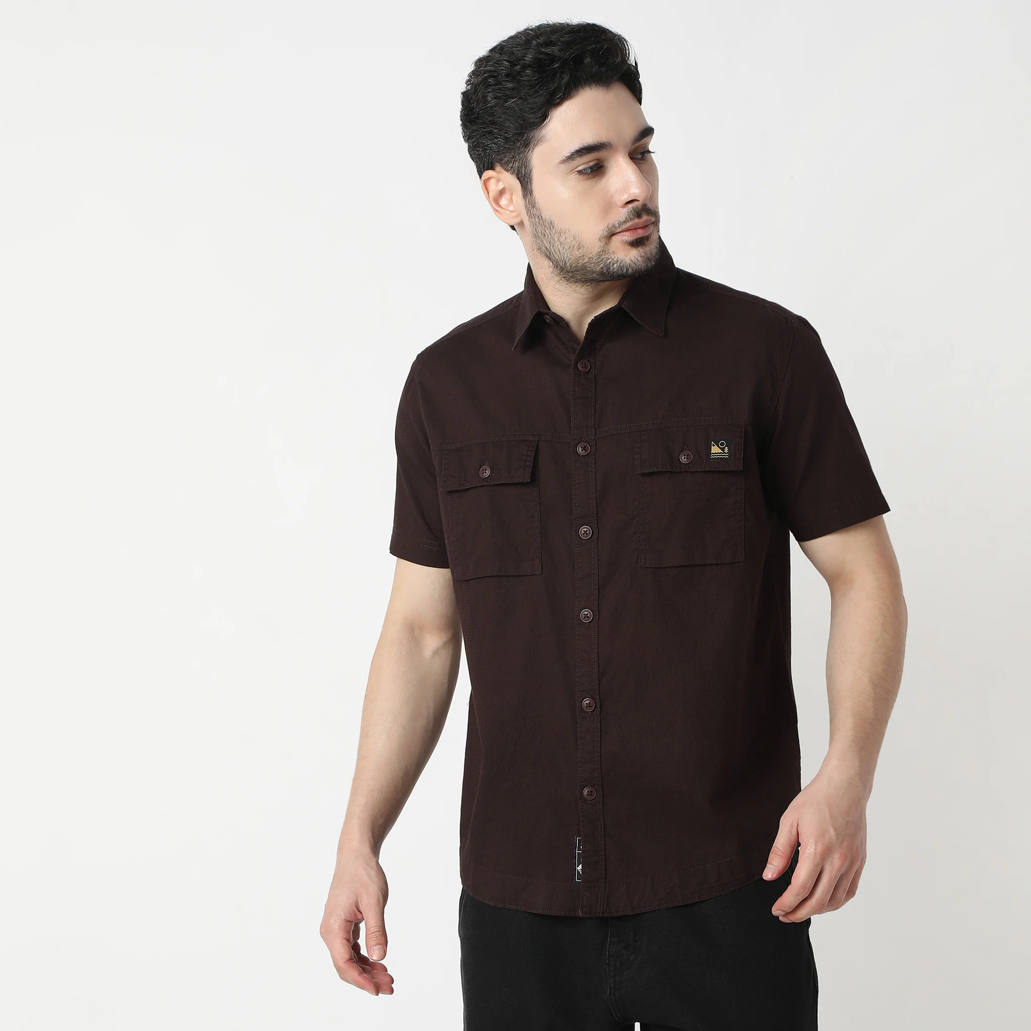 Militia Edition Shirt™ - Modern Explorer 2 Bellow Pockets Exclusive Fabric Half Sleeve Regular Fit - Image 2