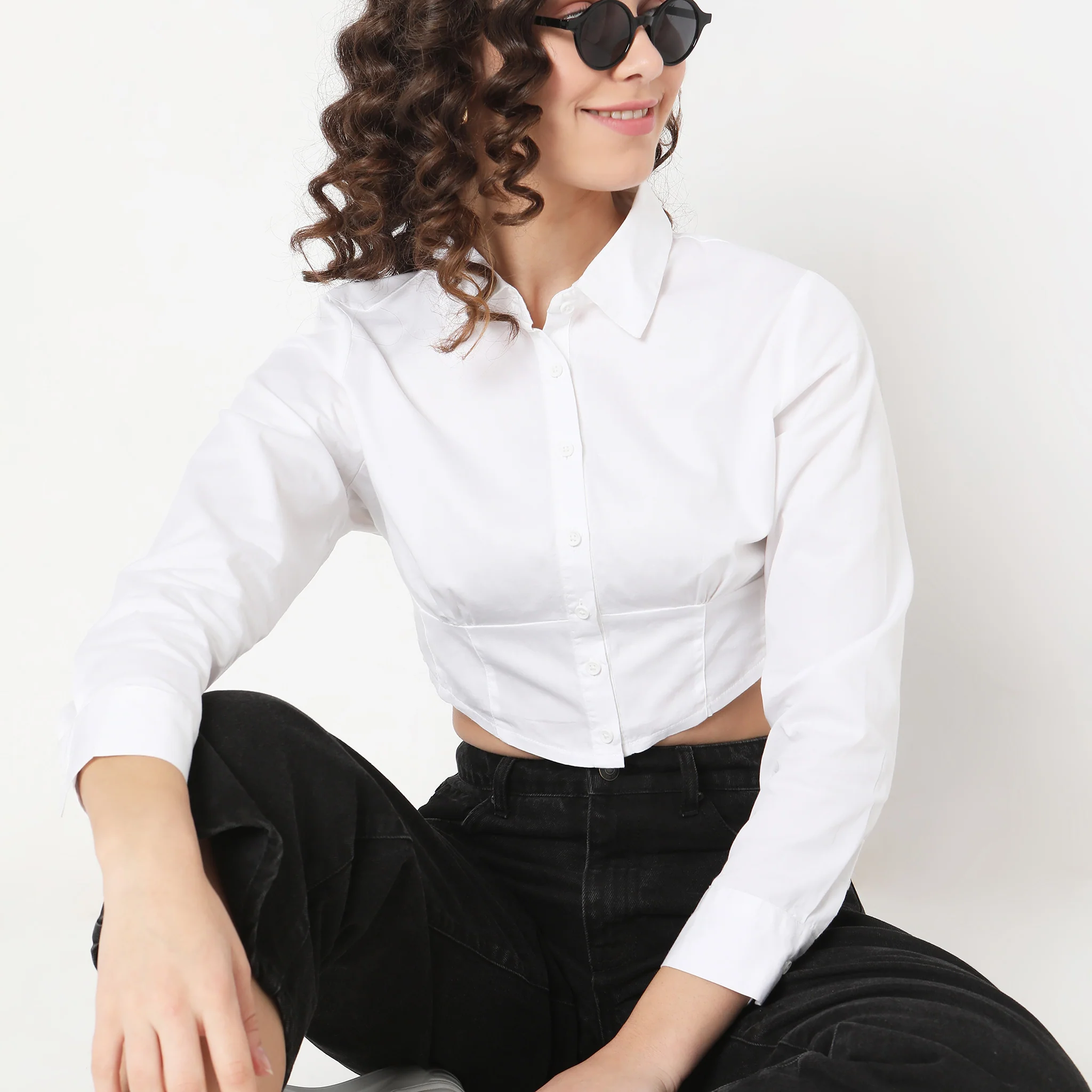 Slim Fit Solid Shirt - Image 12