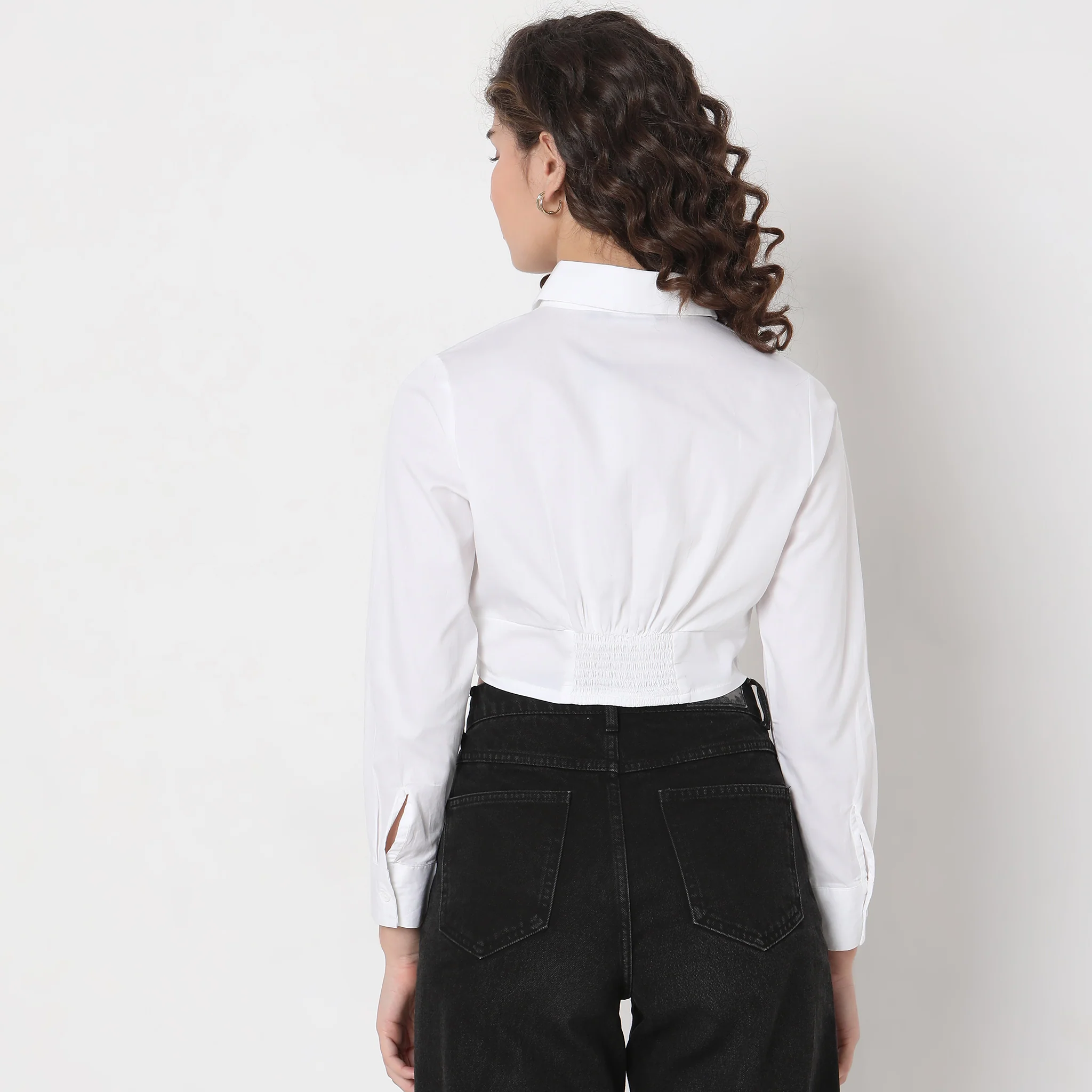 Slim Fit Solid Shirt - Image 13
