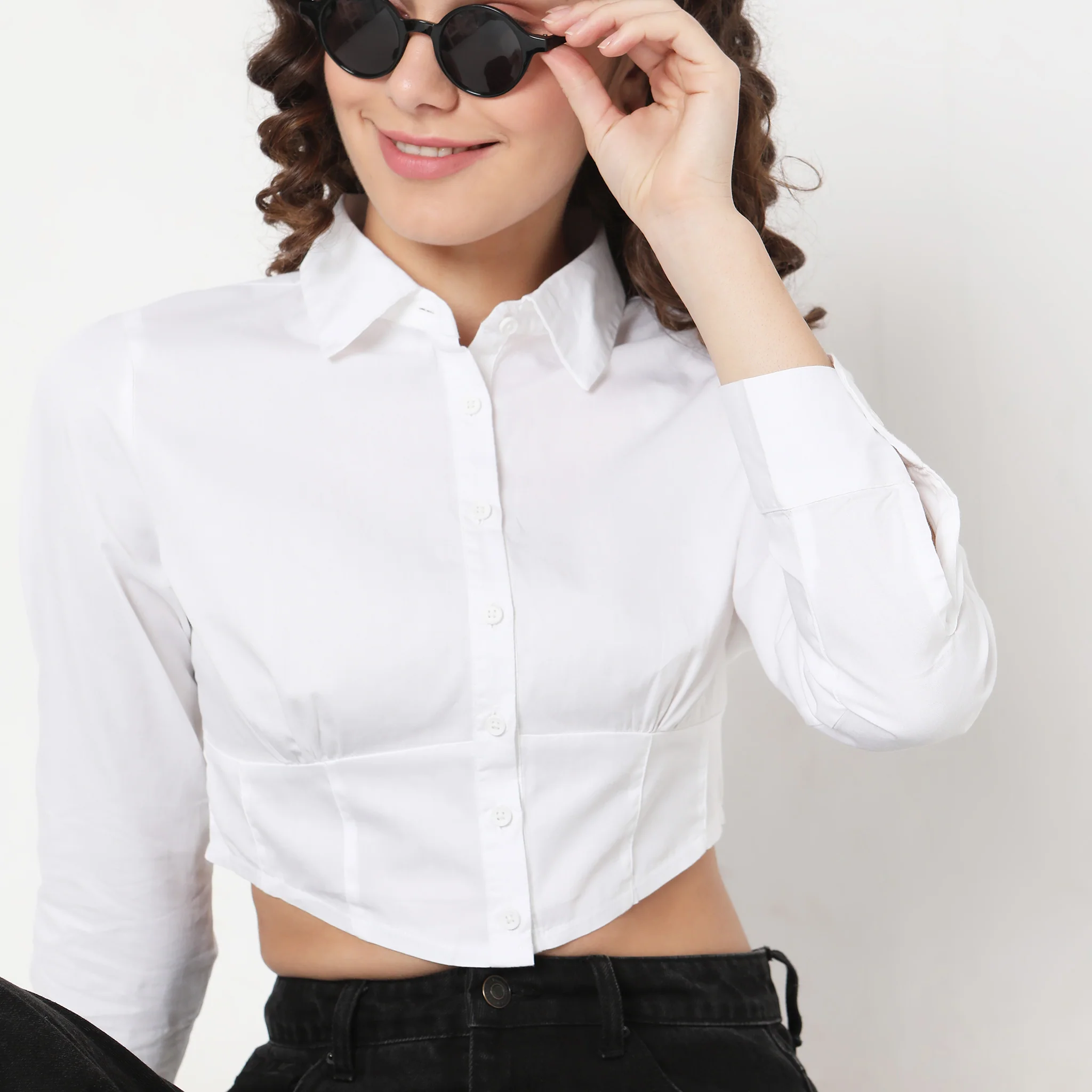 Slim Fit Solid Shirt - Image 14