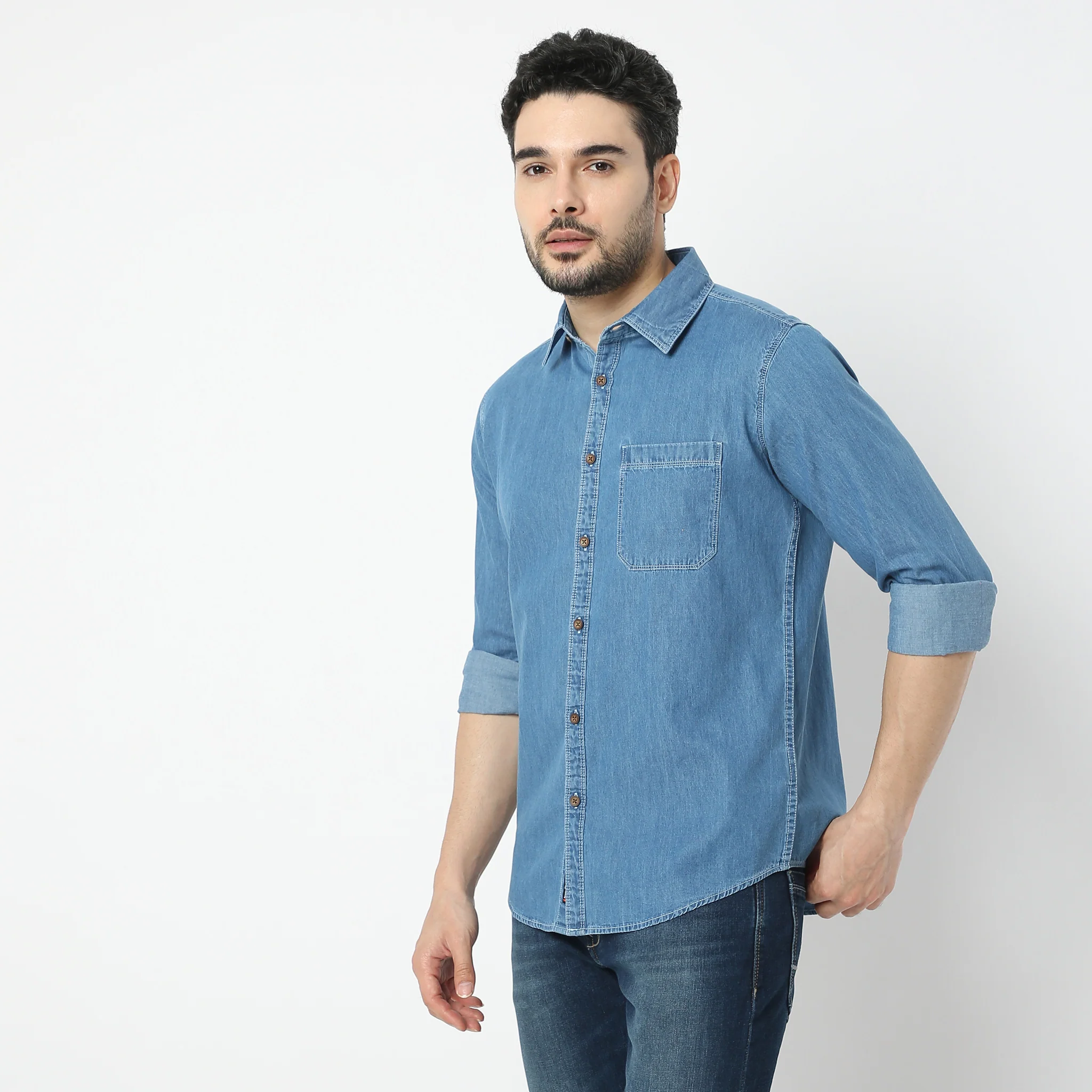 Cruiser Shirt™ - Authentic Indigo - Classic Denim Regular Fit Shirt - Classic forever !!! - Image 10