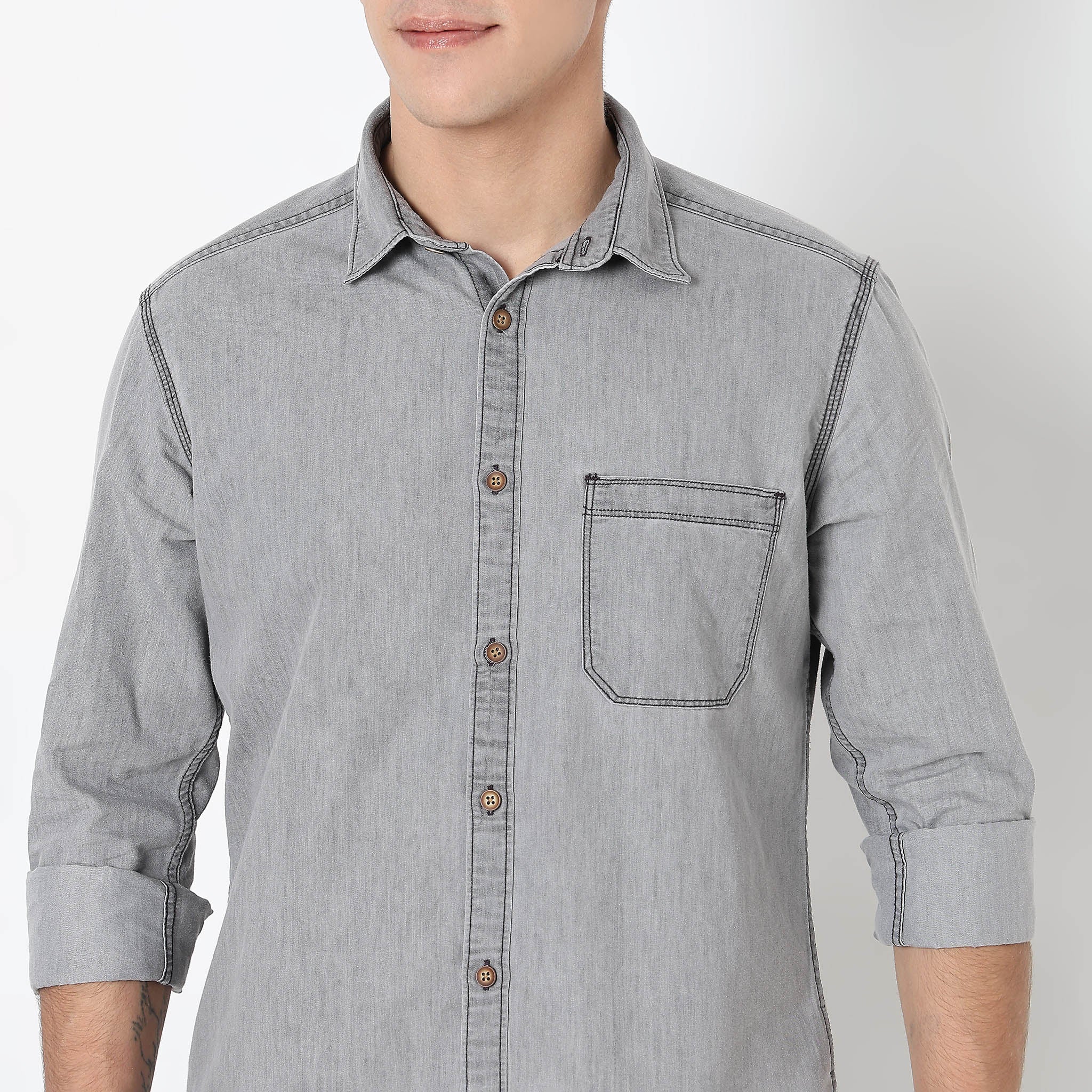 Cruiser Shirt™ - Authentic Indigo - Classic Denim Regular Fit Shirt - Classic forever !!! - Image 4