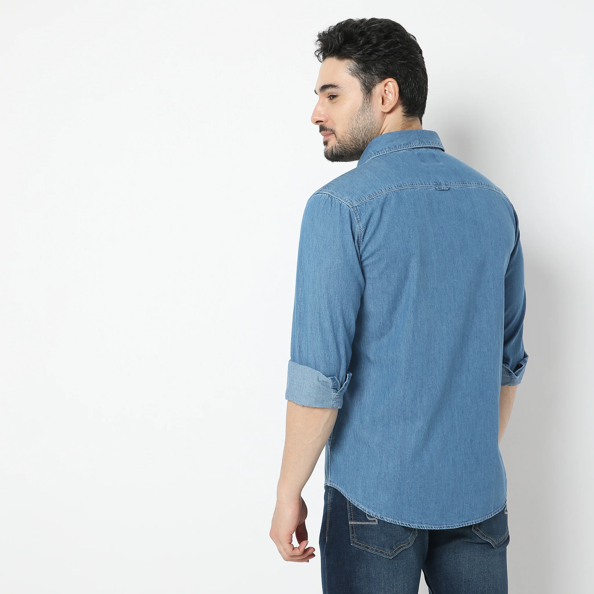Cruiser Shirt™ - Authentic Indigo - Classic Denim Regular Fit Shirt - Classic forever !!! - Image 8
