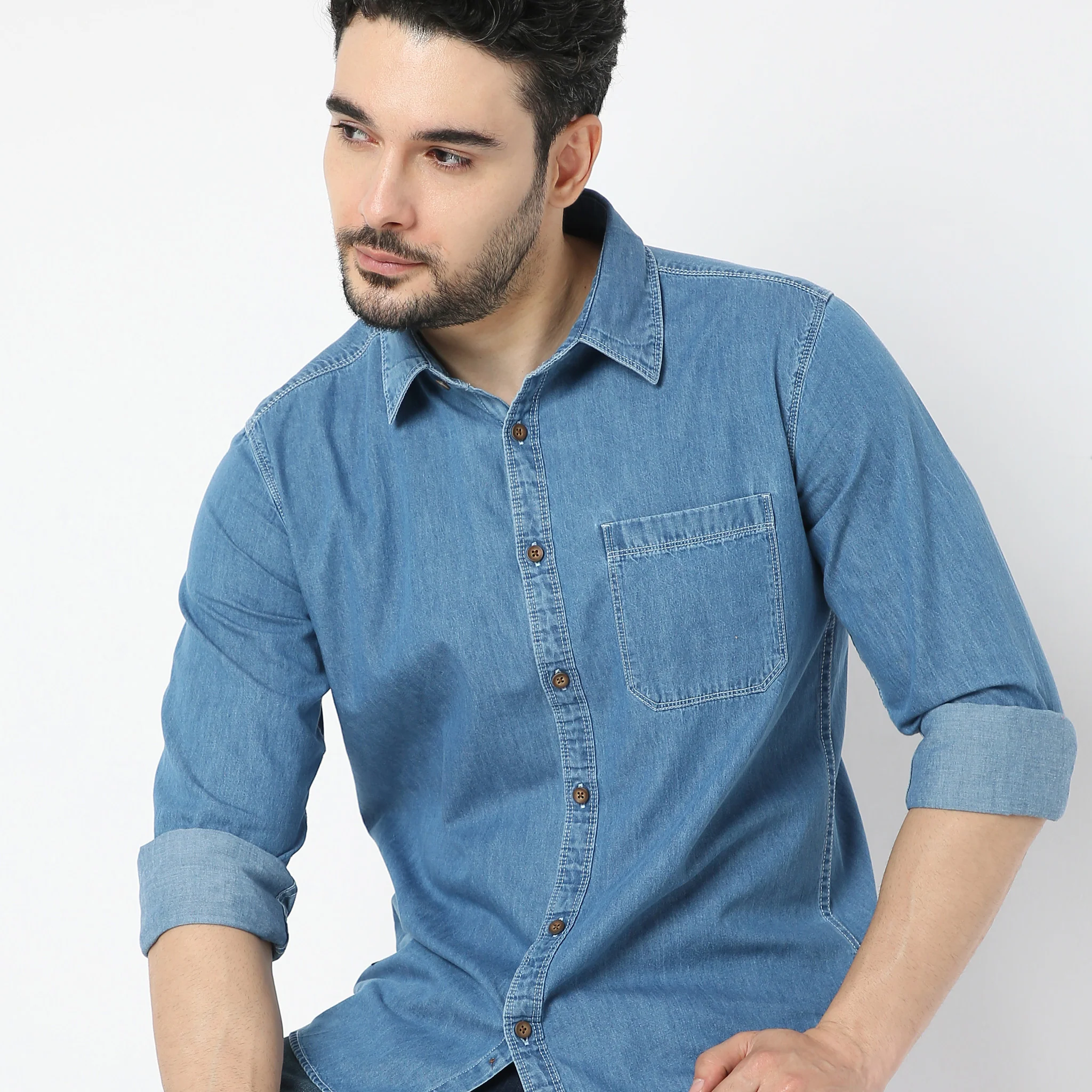 Cruiser Shirt™ - Authentic Indigo - Classic Denim Regular Fit Shirt - Classic forever !!! - Image 9