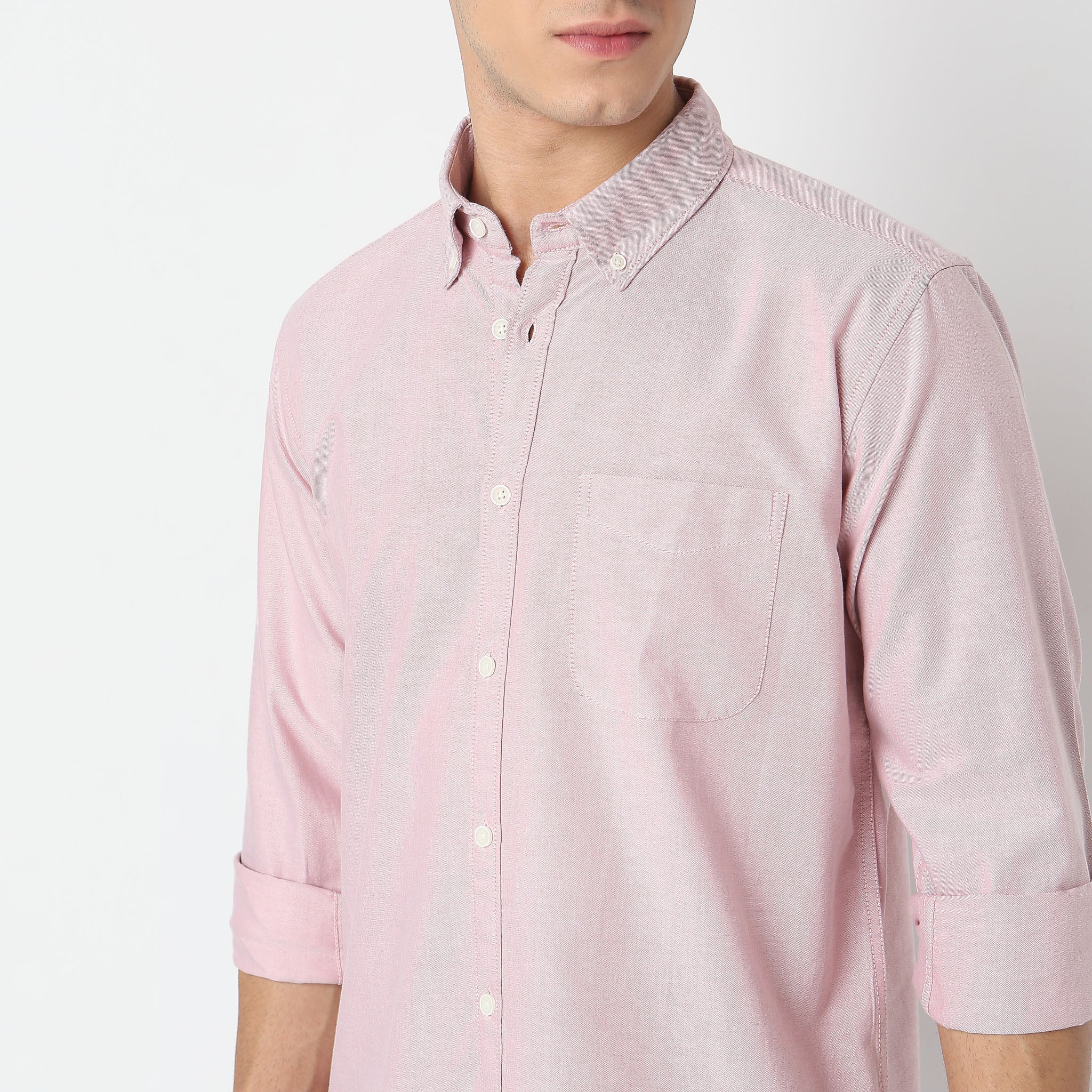 Madison Oxford 100% Cotton - Uber Classic Regular Fit Solid Shirt - Image 14