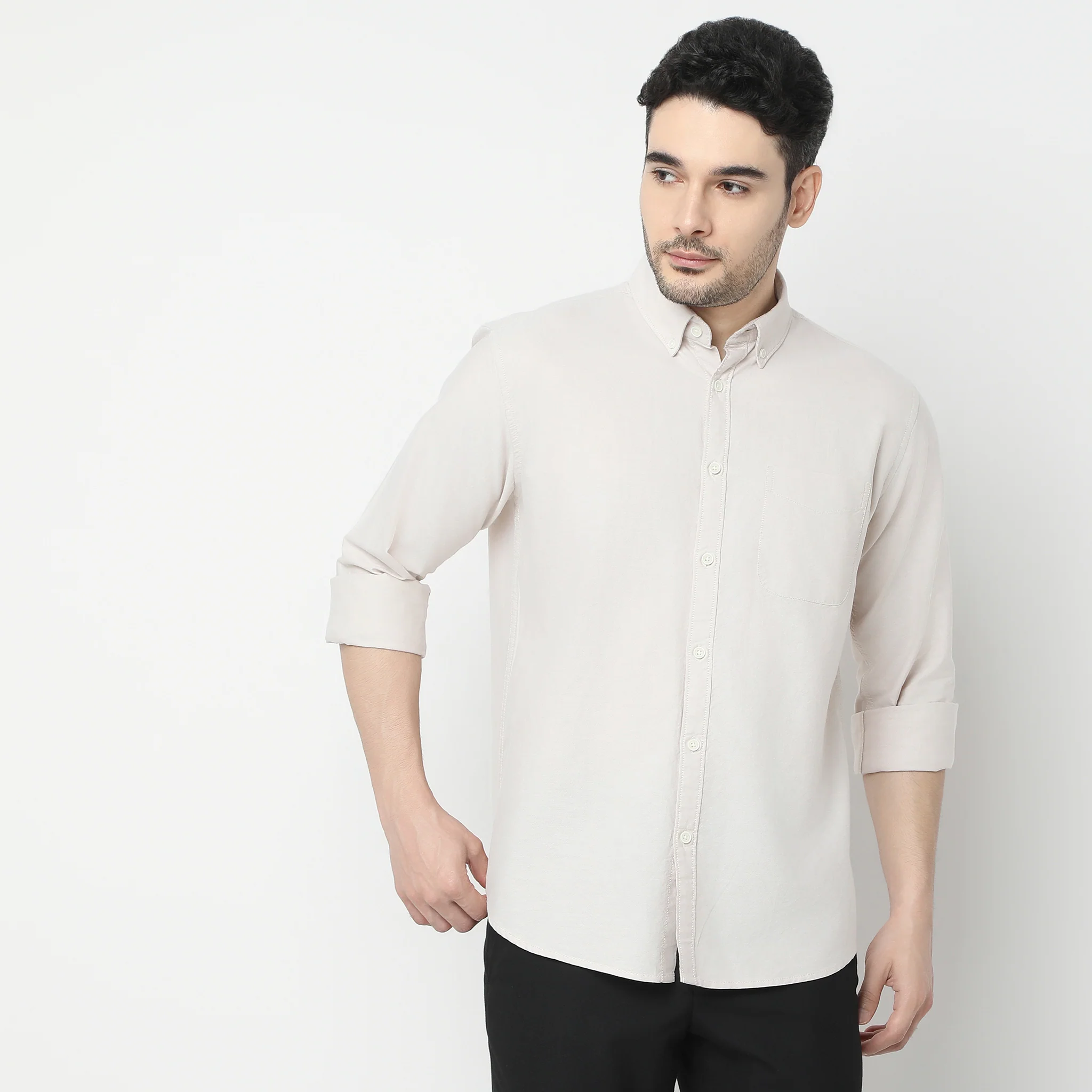 Madison Oxford 100% Cotton - Uber Classic Regular Fit Solid Shirt - Image 17