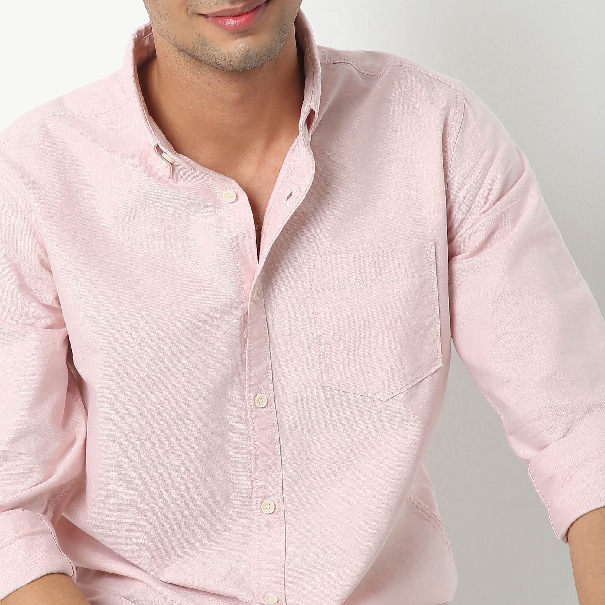 Madison Oxford 100% Cotton - Uber Classic Regular Fit Solid Shirt - Image 24