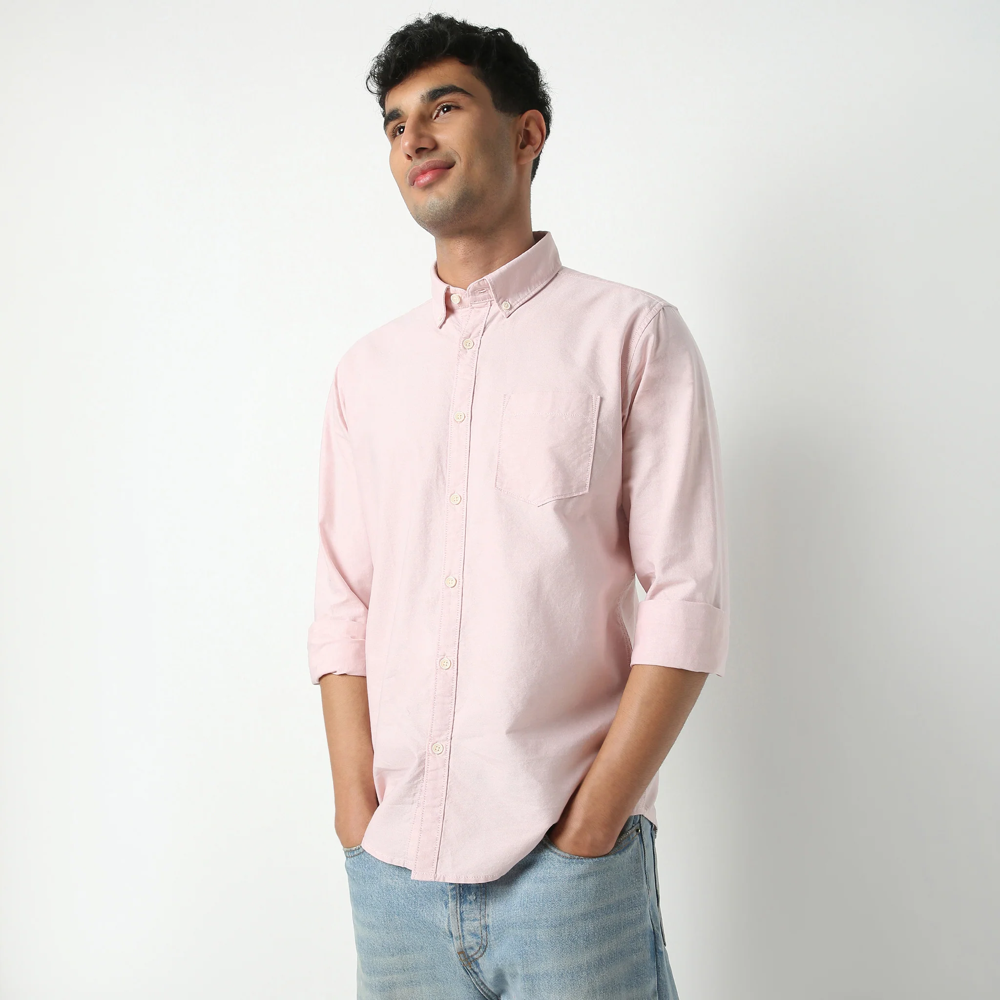 Madison Oxford 100% Cotton - Uber Classic Regular Fit Solid Shirt - Image 25