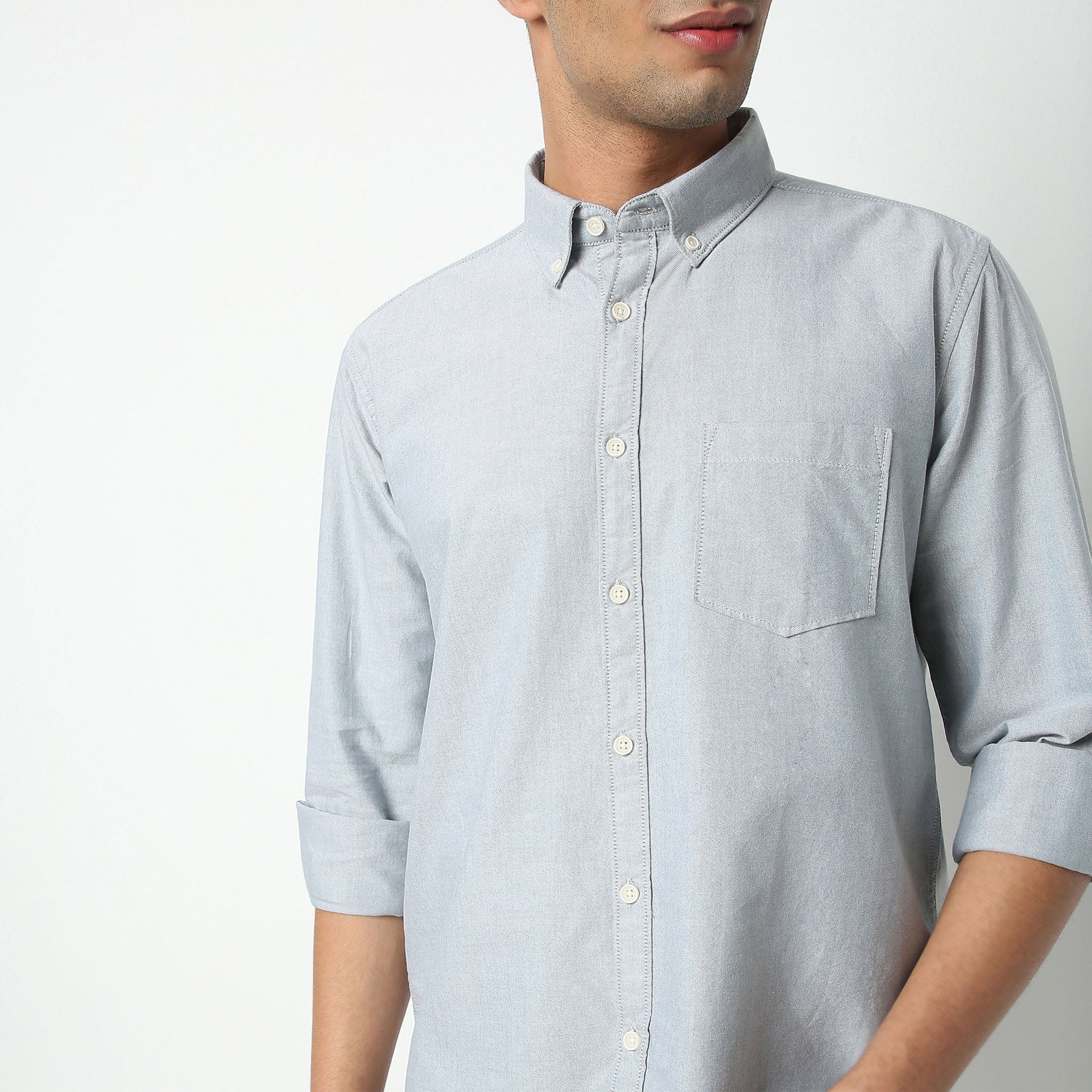Madison Oxford 100% Cotton - Uber Classic Regular Fit Solid Shirt - Image 34