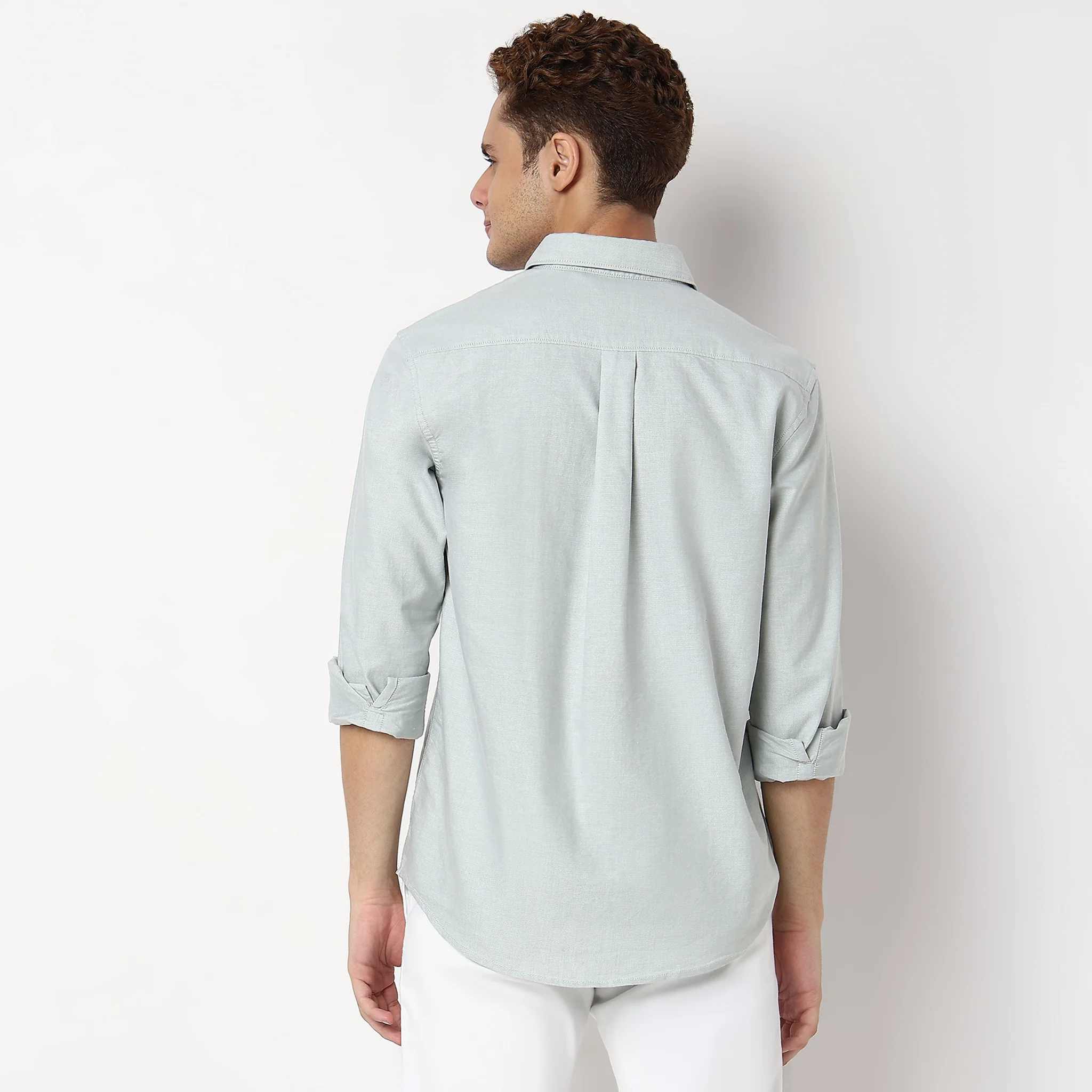 Madison Oxford 100% Cotton - Uber Classic Regular Fit Solid Shirt - Image 43