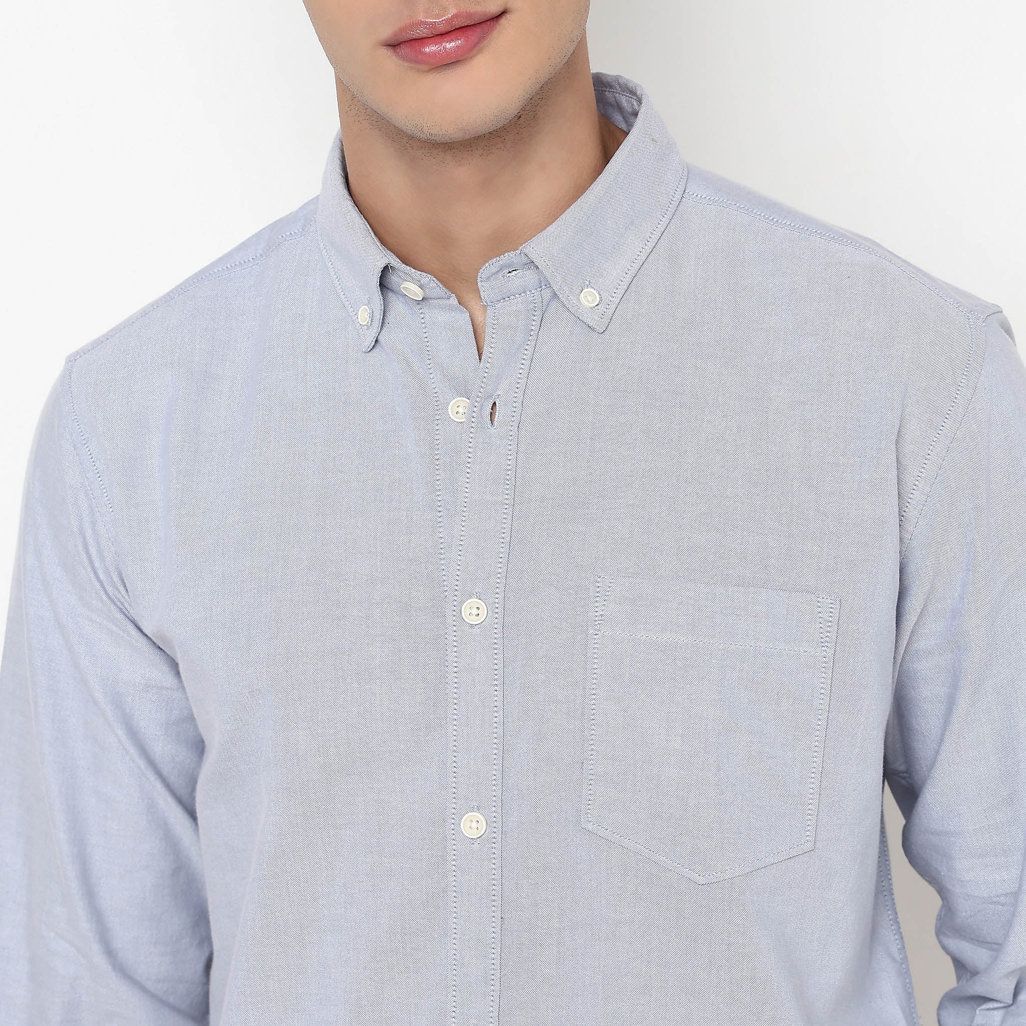 Madison Oxford 100% Cotton - Uber Classic Regular Fit Solid Shirt - Image 49