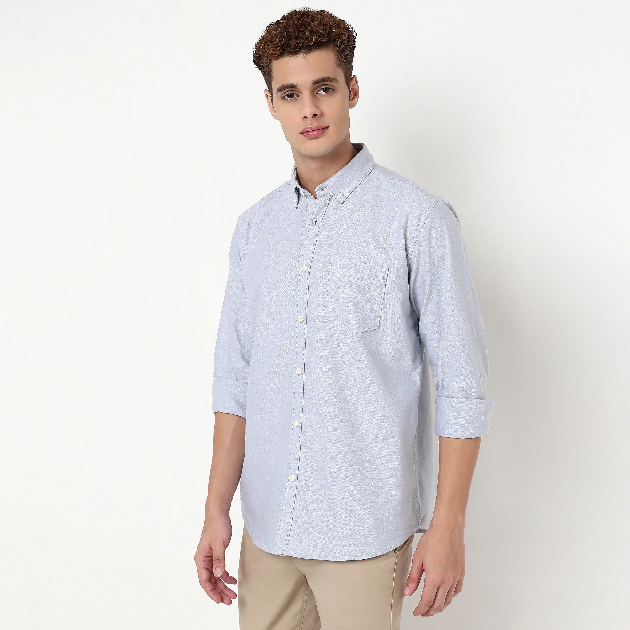Madison Oxford 100% Cotton - Uber Classic Regular Fit Solid Shirt - Image 50