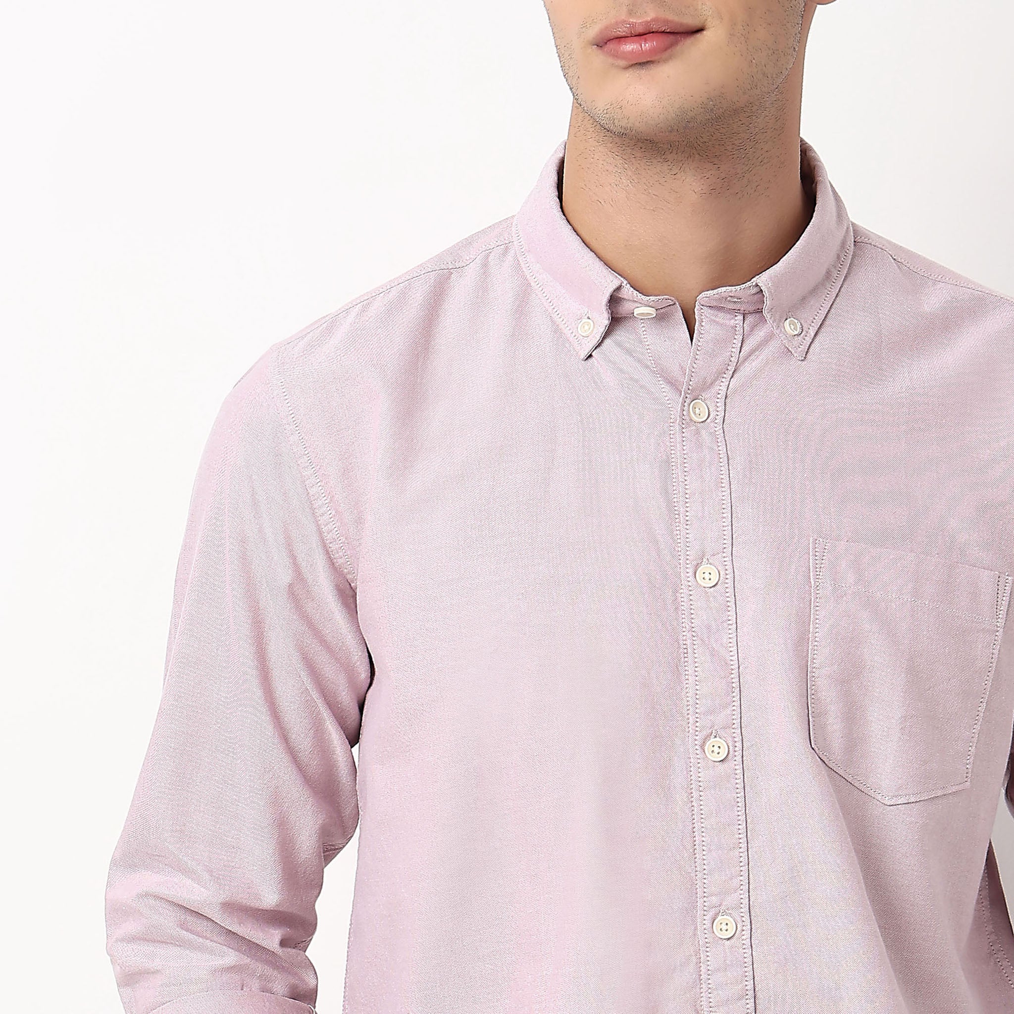 Madison Oxford 100% Cotton - Uber Classic Regular Fit Solid Shirt - Image 54