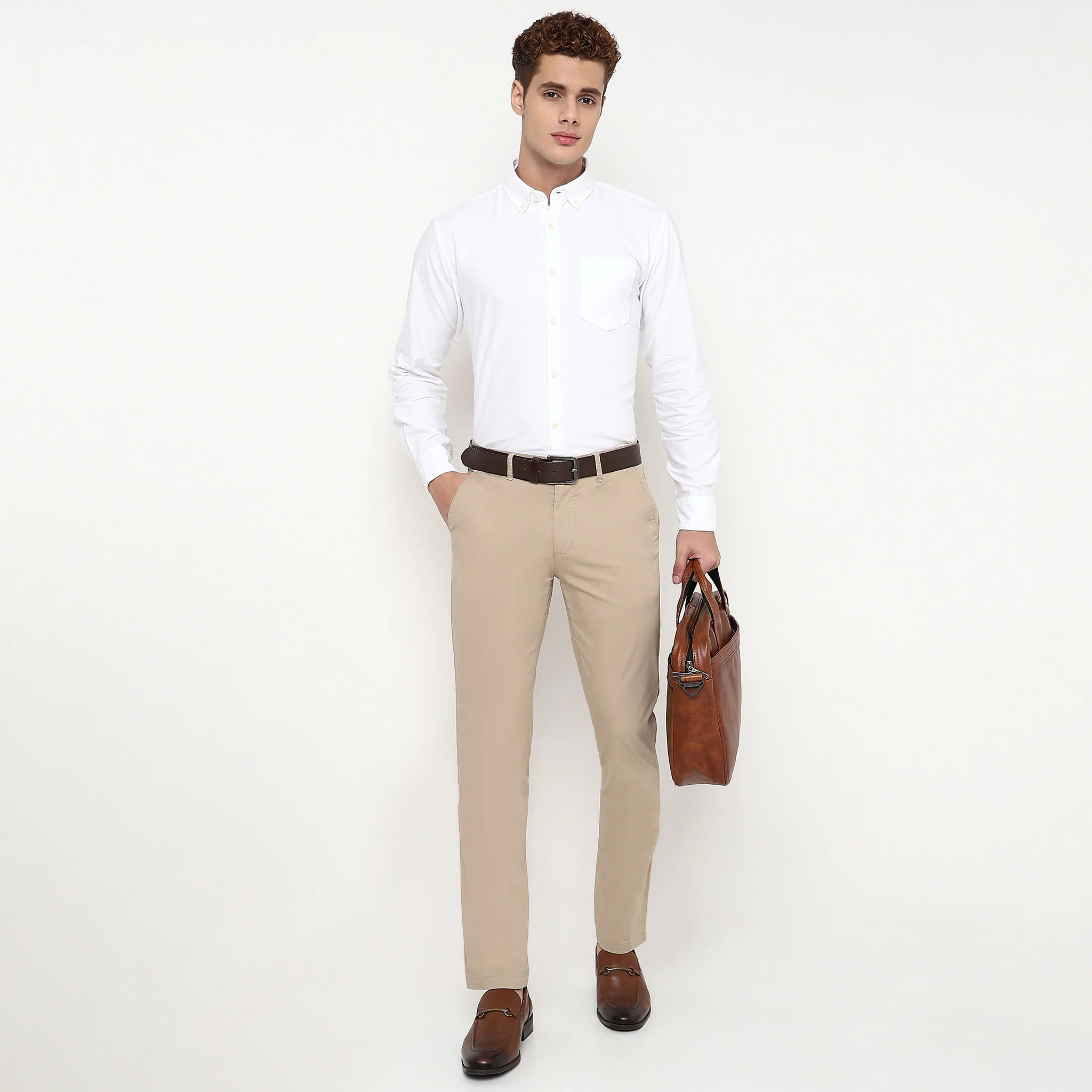 Madison Oxford 100% Cotton - Uber Classic Regular Fit Solid Shirt - Image 56