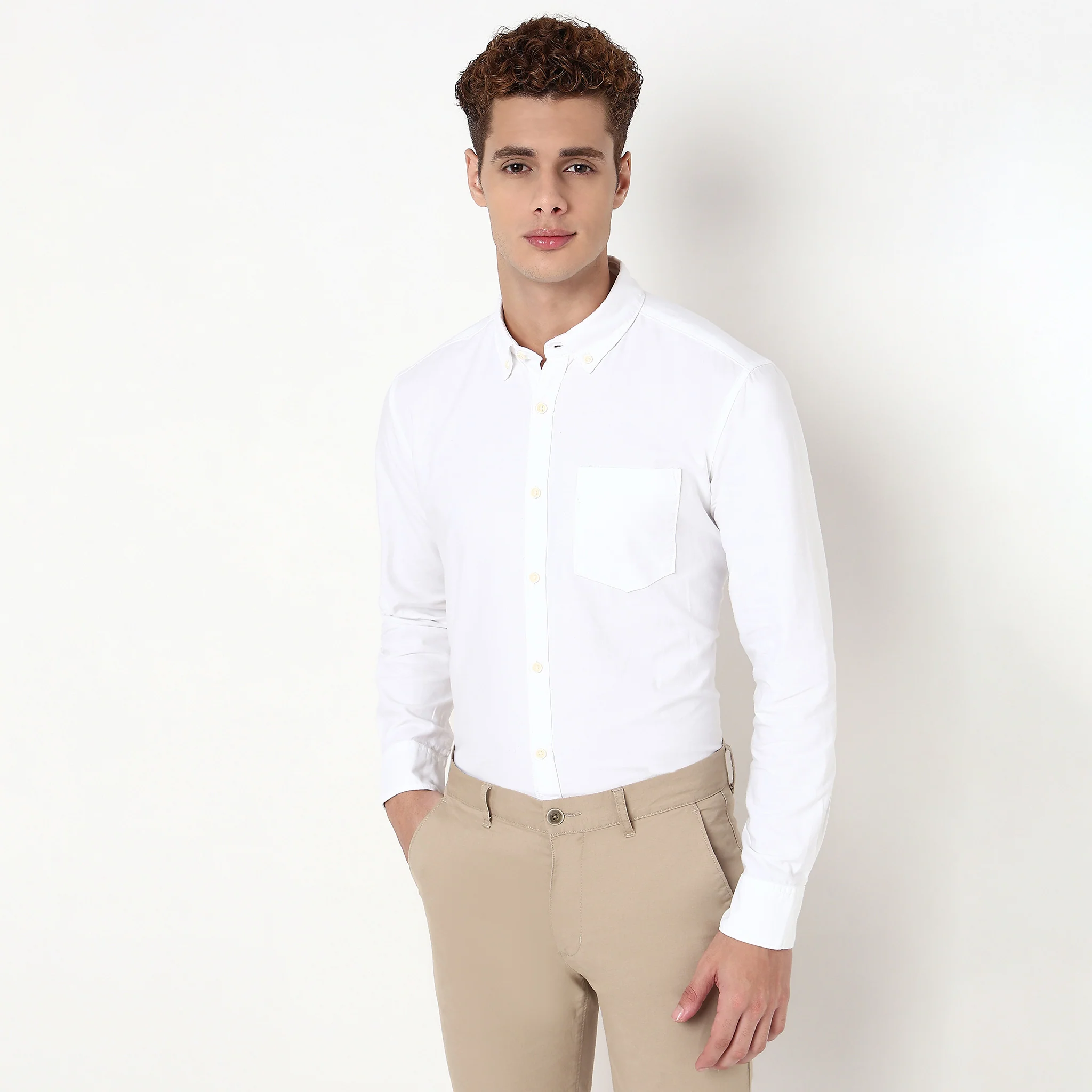 Madison Oxford 100% Cotton - Uber Classic Regular Fit Solid Shirt - Image 57