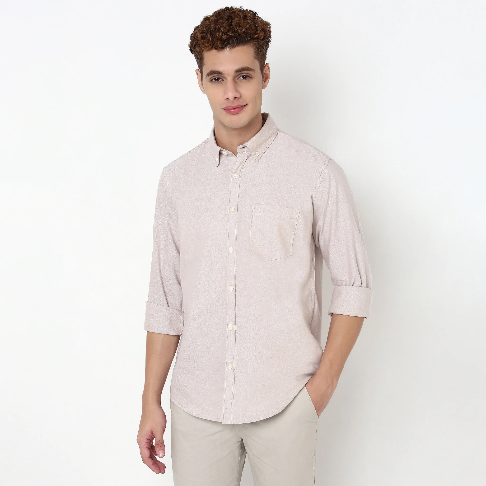 Madison Oxford 100% Cotton - Uber Classic Regular Fit Solid Shirt - Image 62