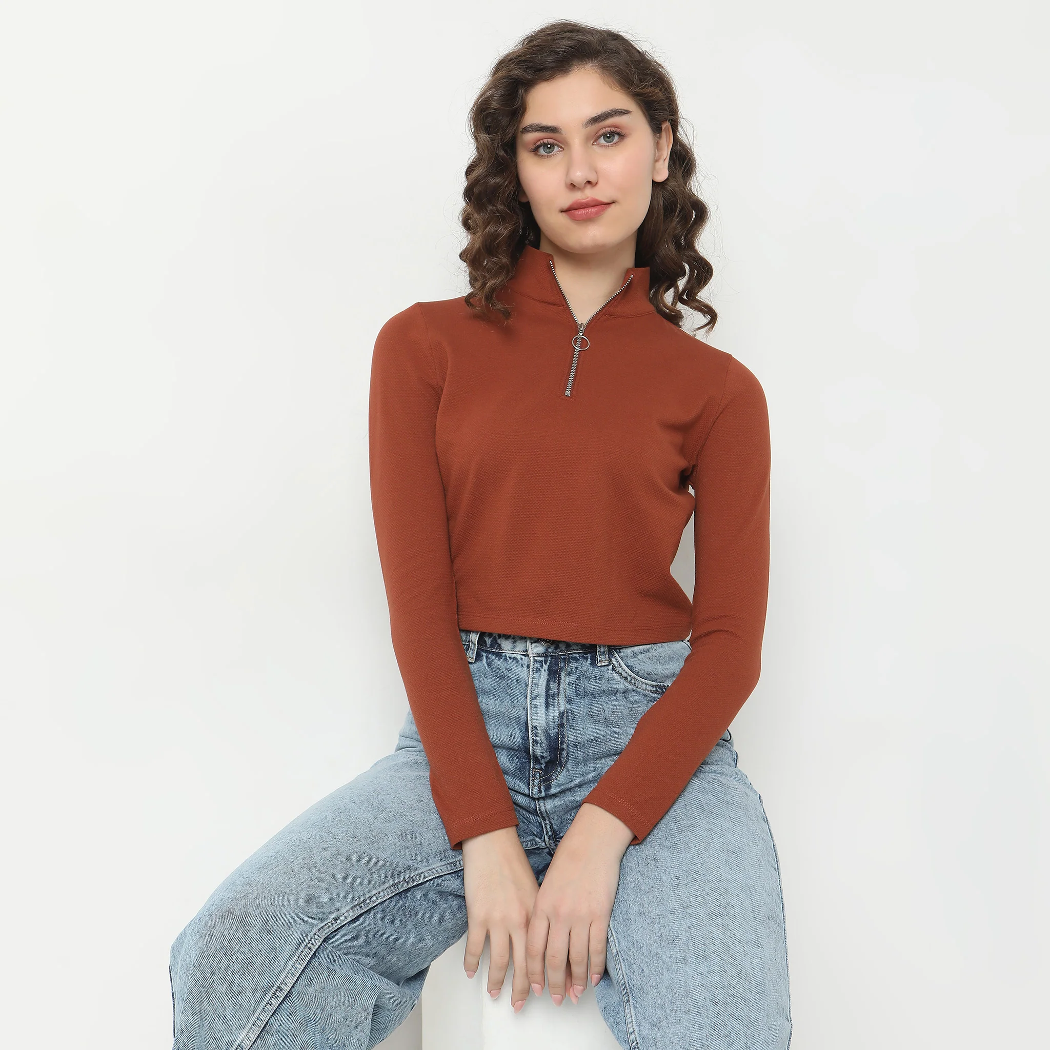 Slim Fit Solid T-Shirt - Image 2