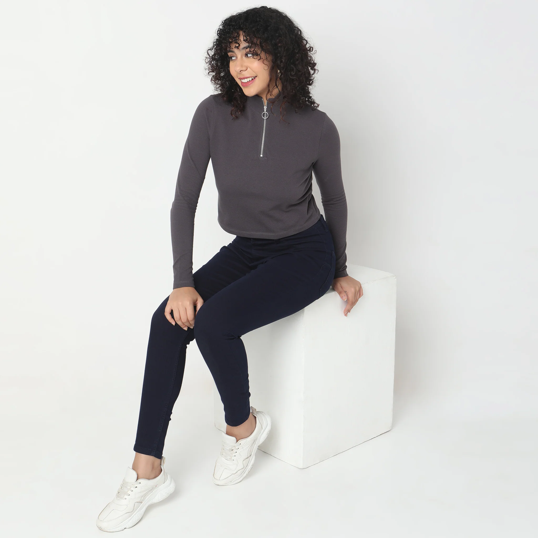 Slim Fit Solid T-Shirt - Image 6