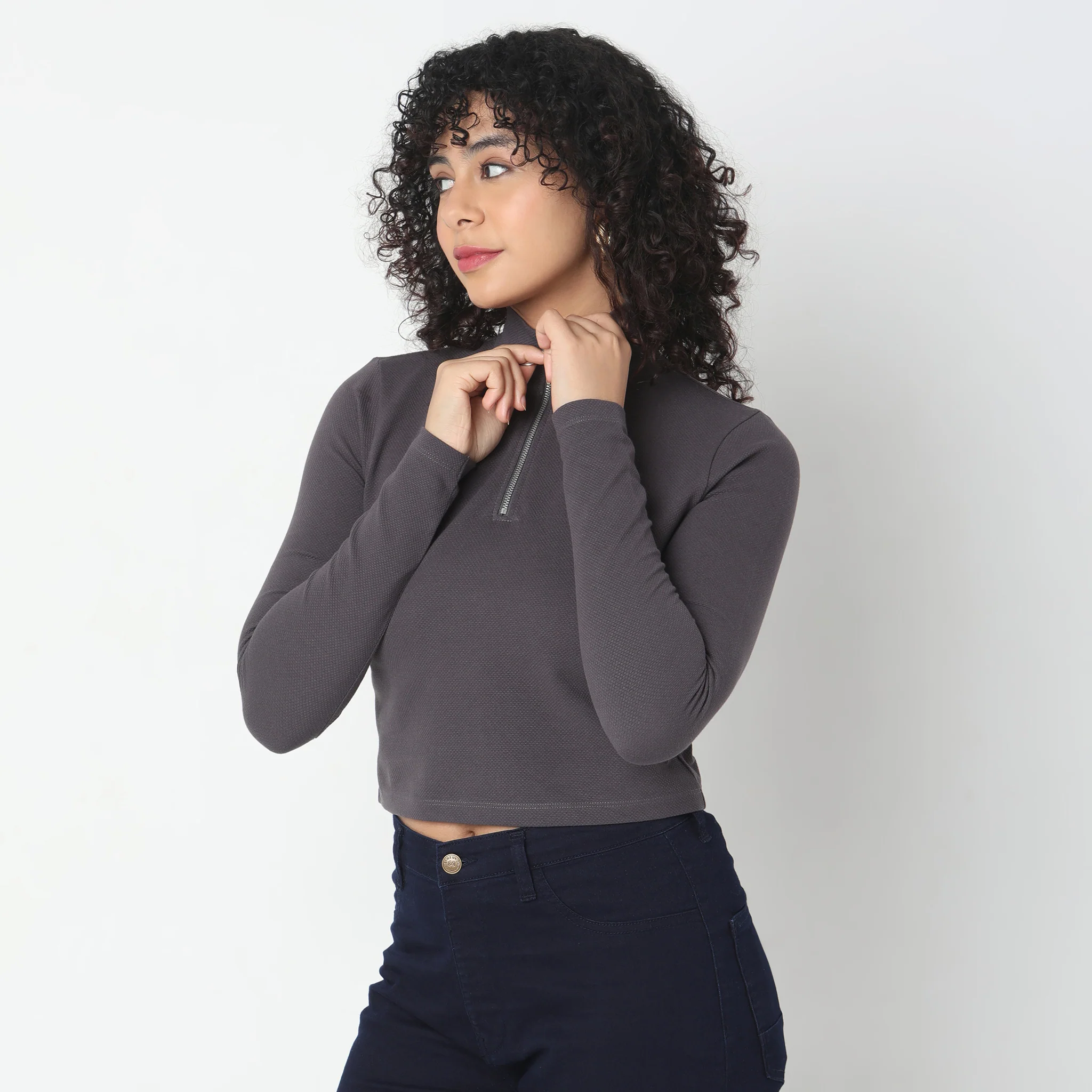 Slim Fit Solid T-Shirt - Image 9