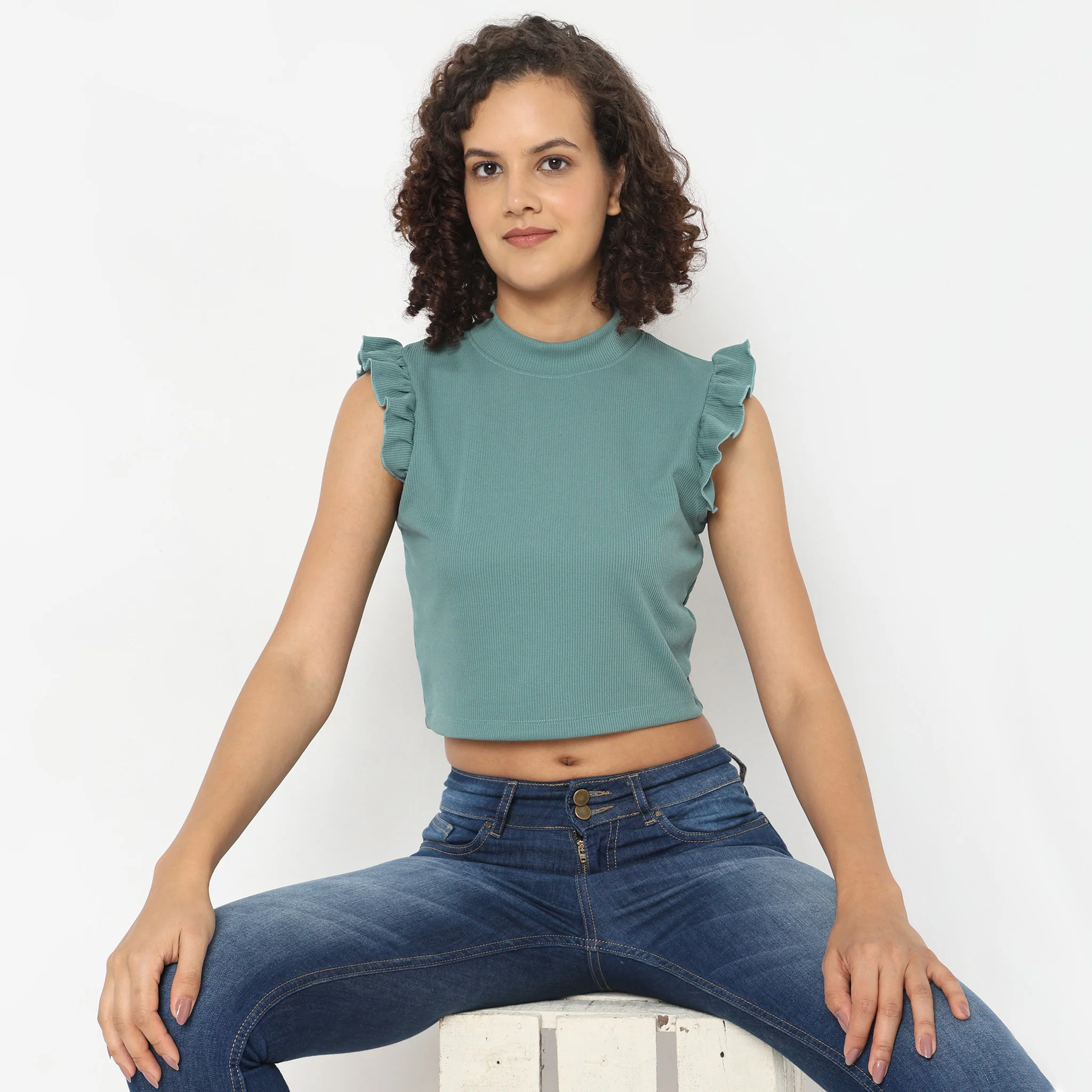 Slim Fit Solid T-Shirt - Image 7