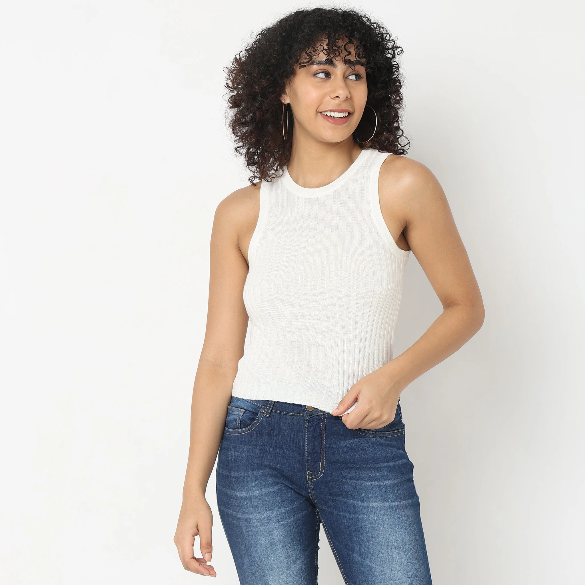 Slim Fit Solid T-Shirt - Image 7