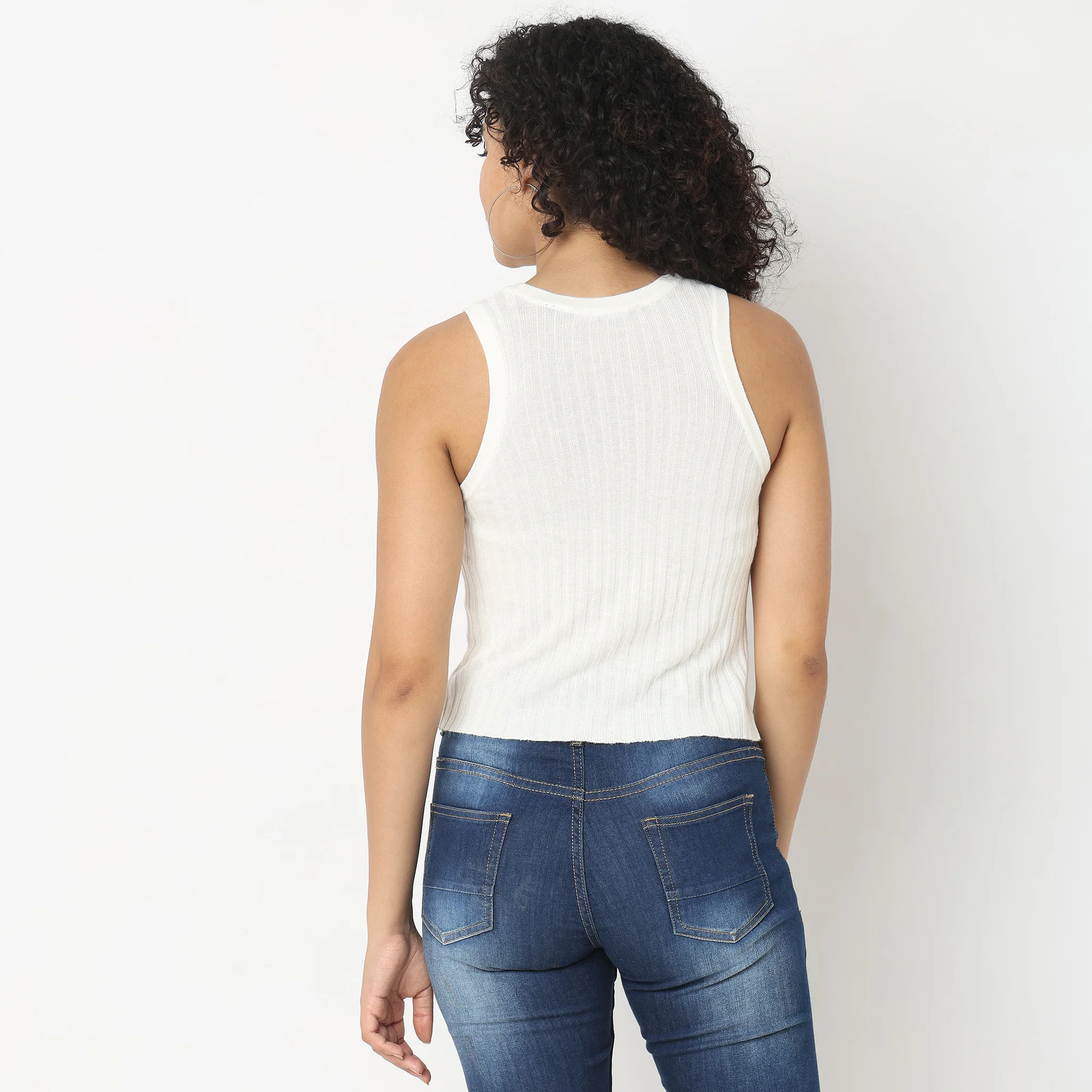 Slim Fit Solid T-Shirt - Image 8