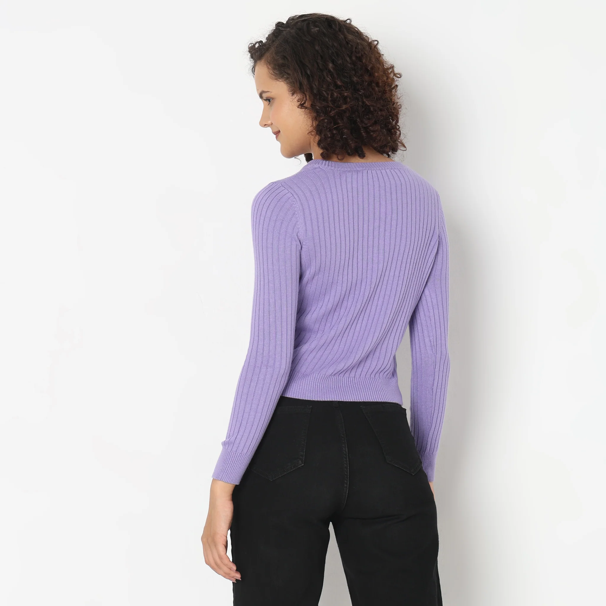 Slim Fit Solid T-Shirt - Image 8