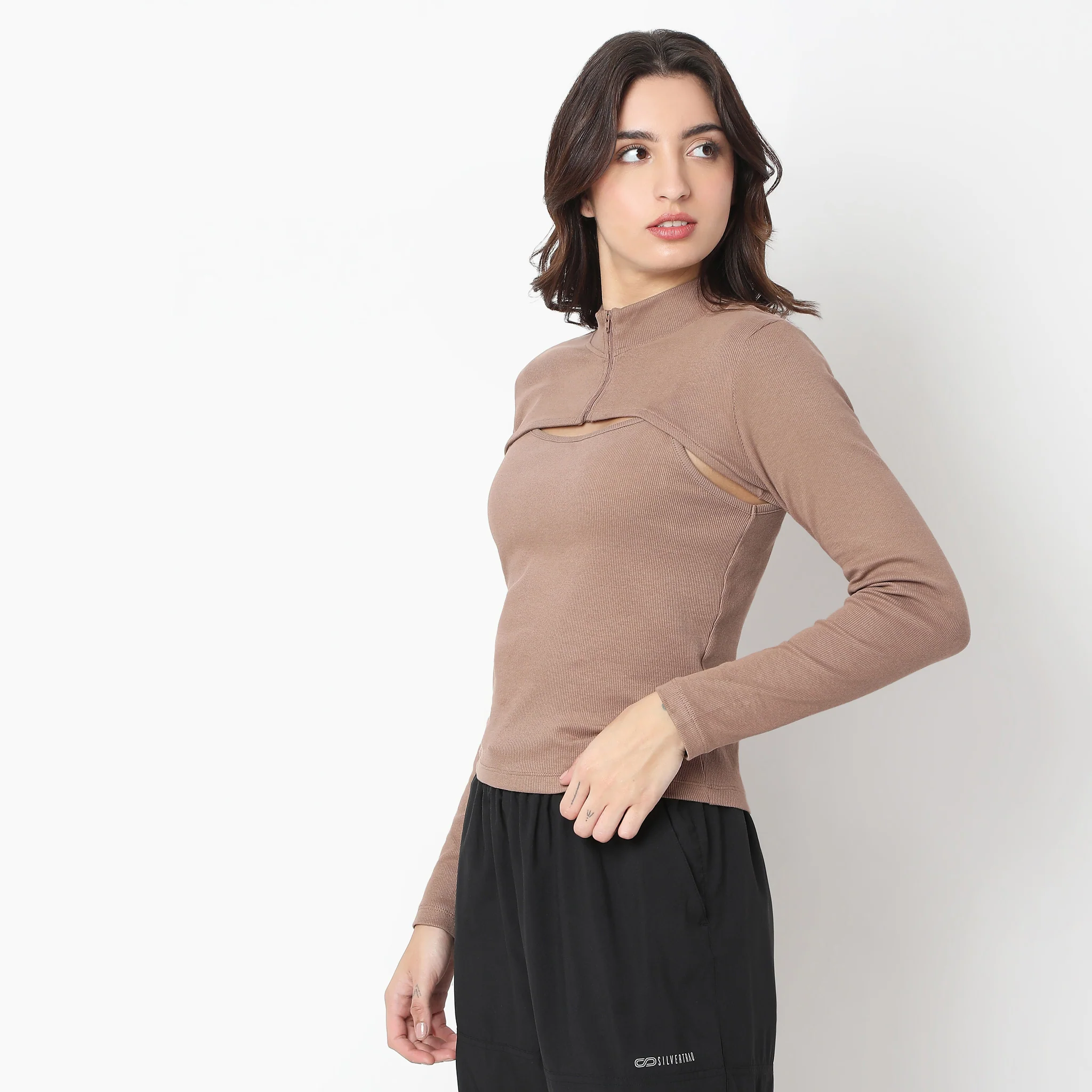 Slim Fit Solid T-Shirt - Image 9