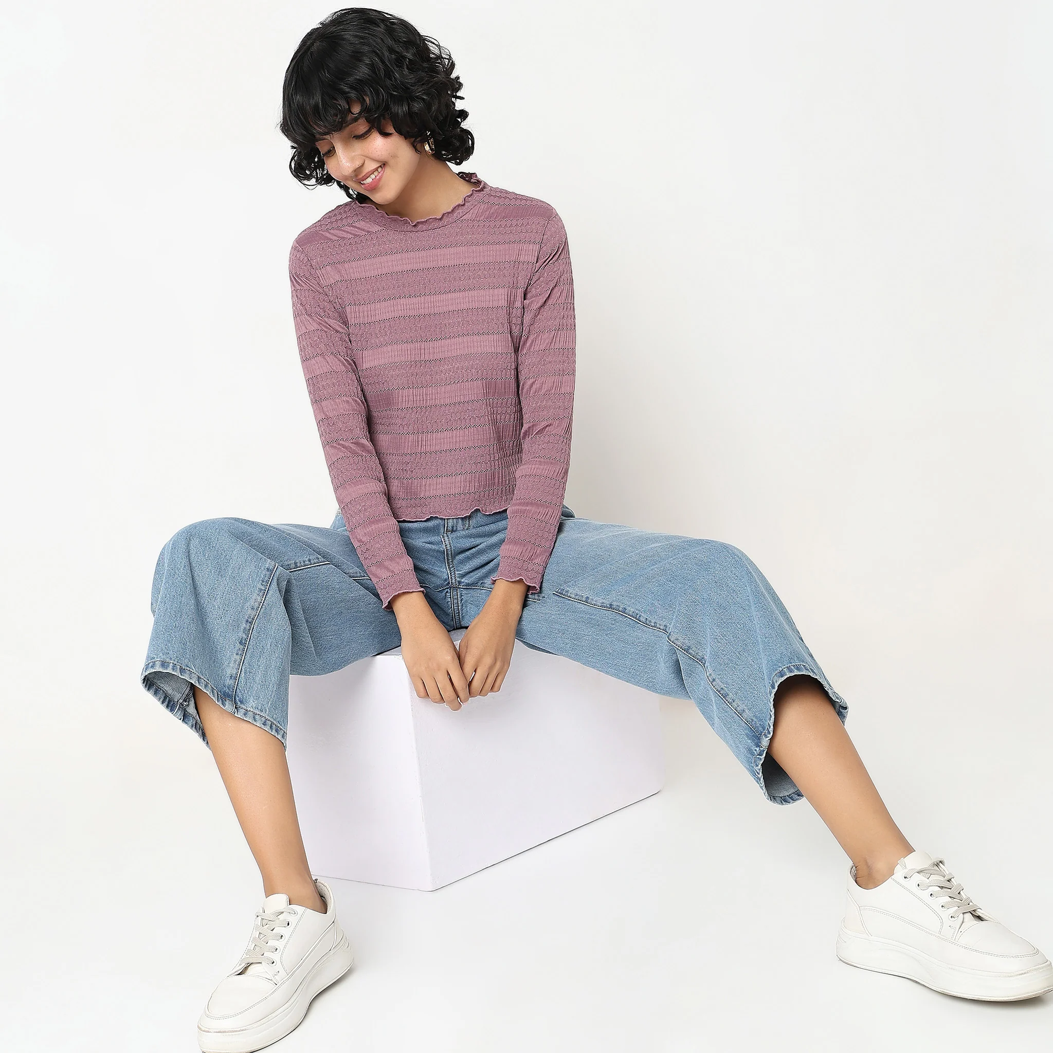 Slim Fit Solid Top
