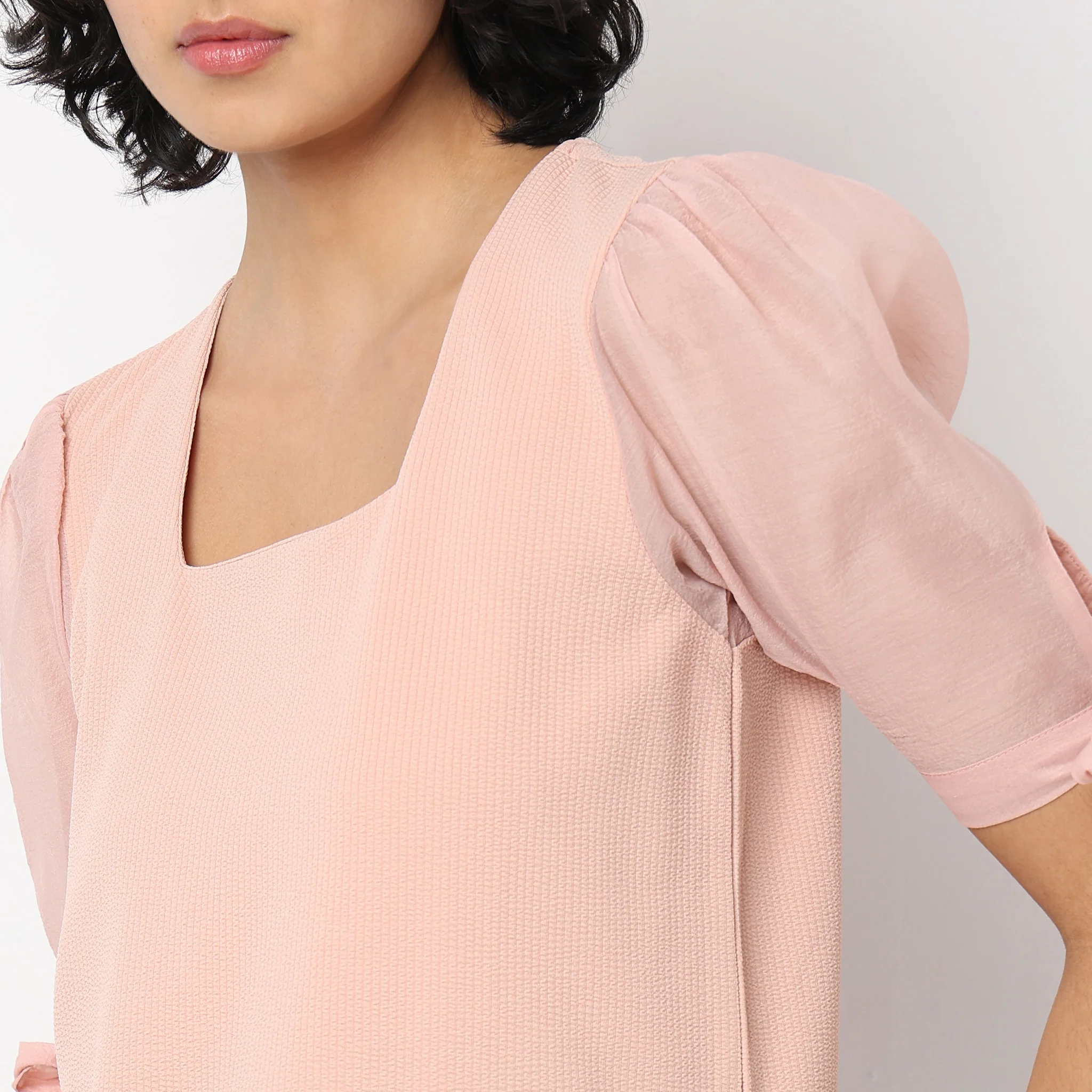 Slim Fit Solid Top - Image 4