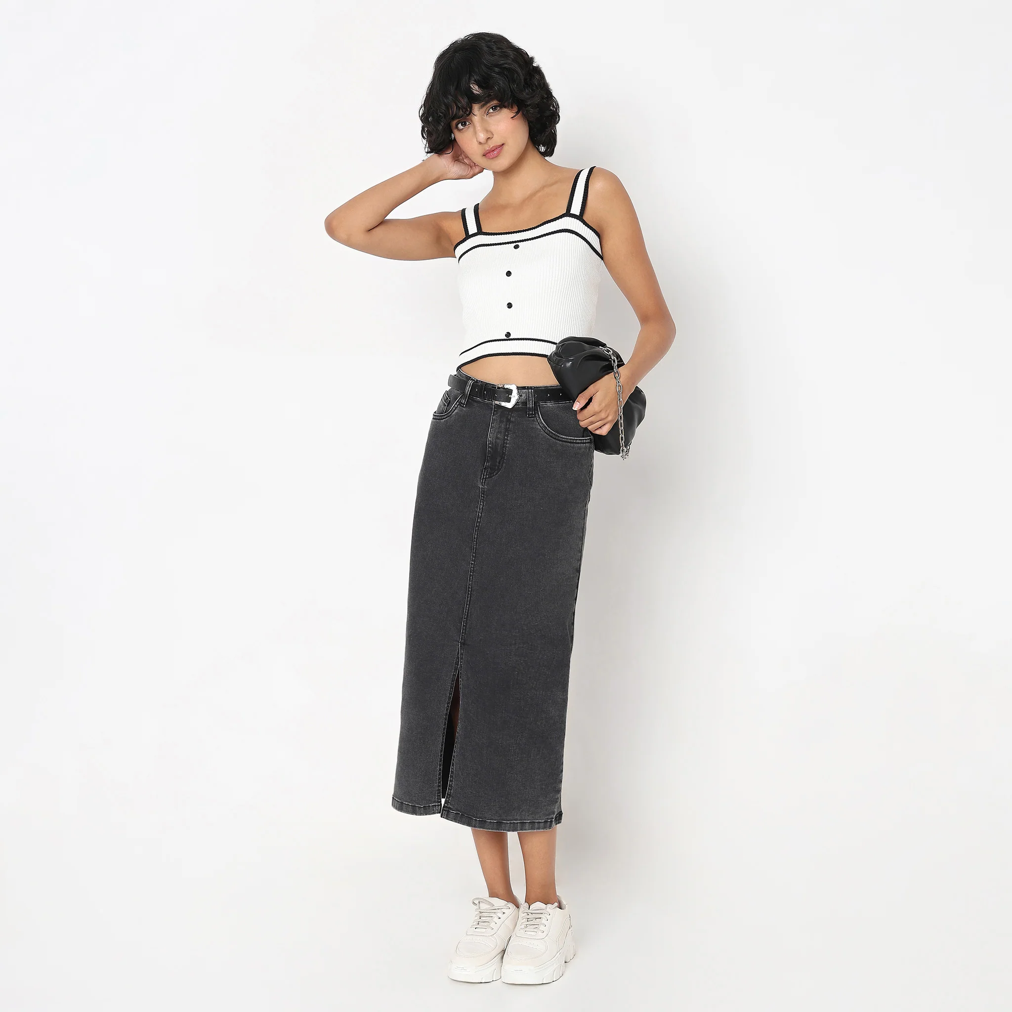Slim Fit Solid Top - Image 5