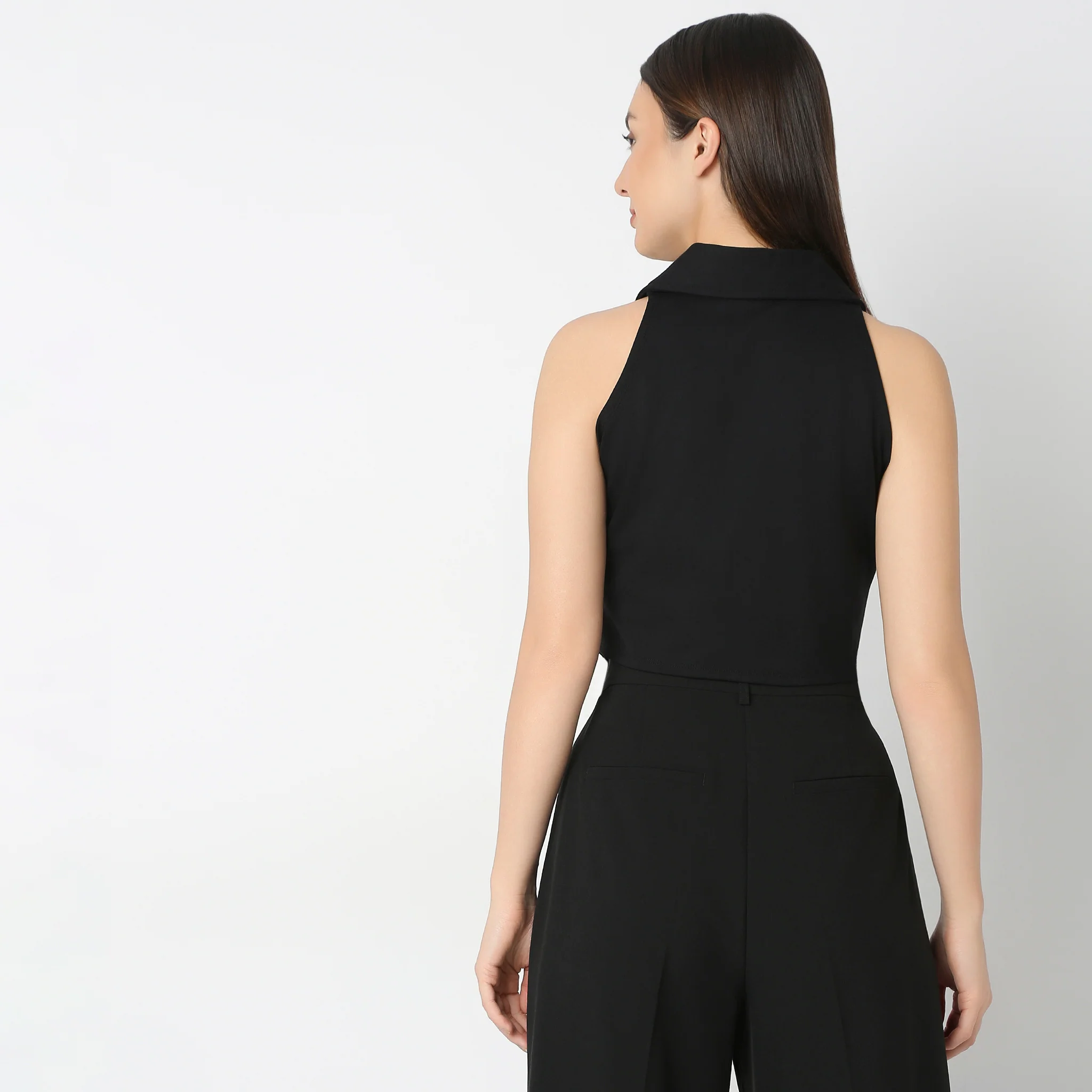 Slim Fit Solid Top - Image 3
