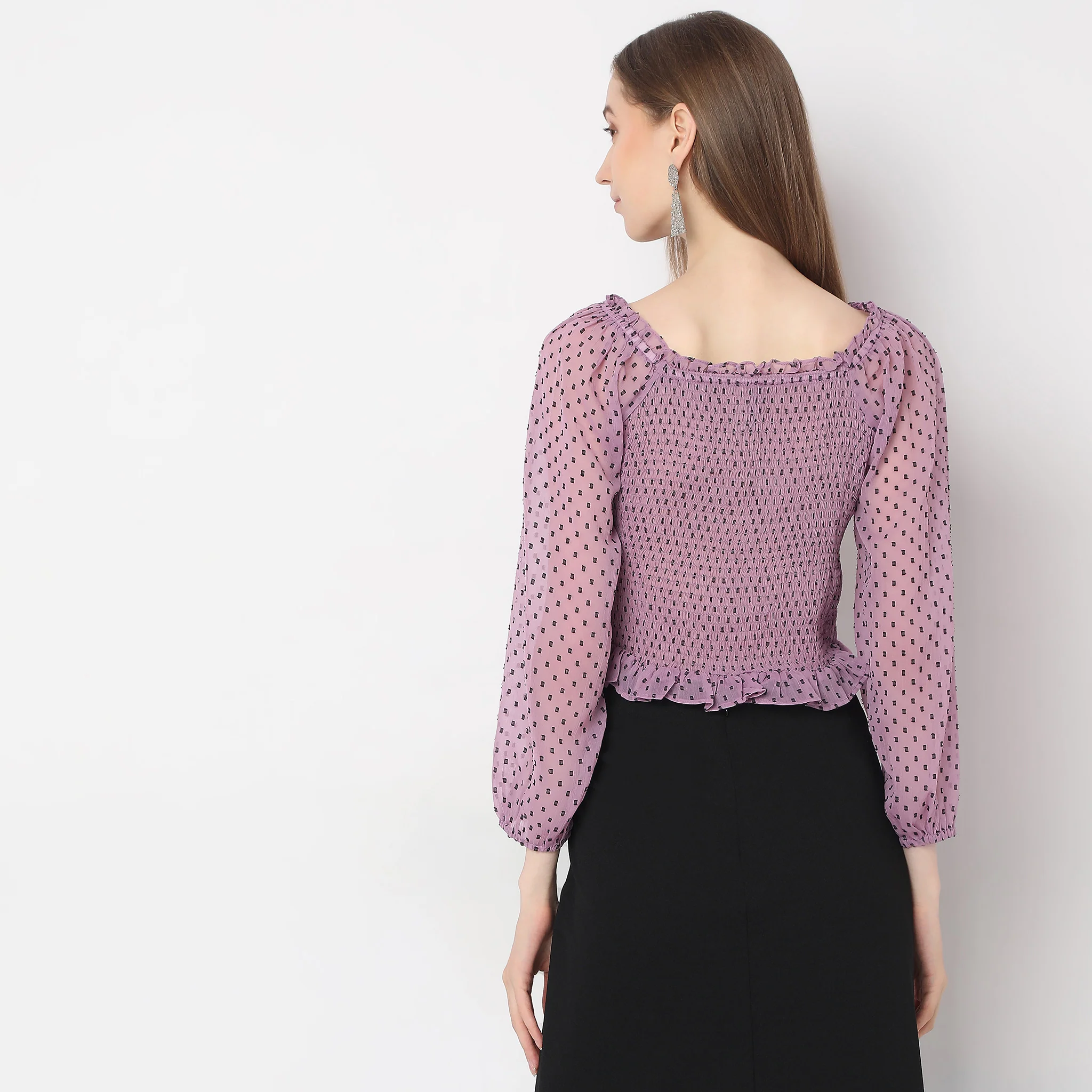 Slim Fit Solid Top - Image 3