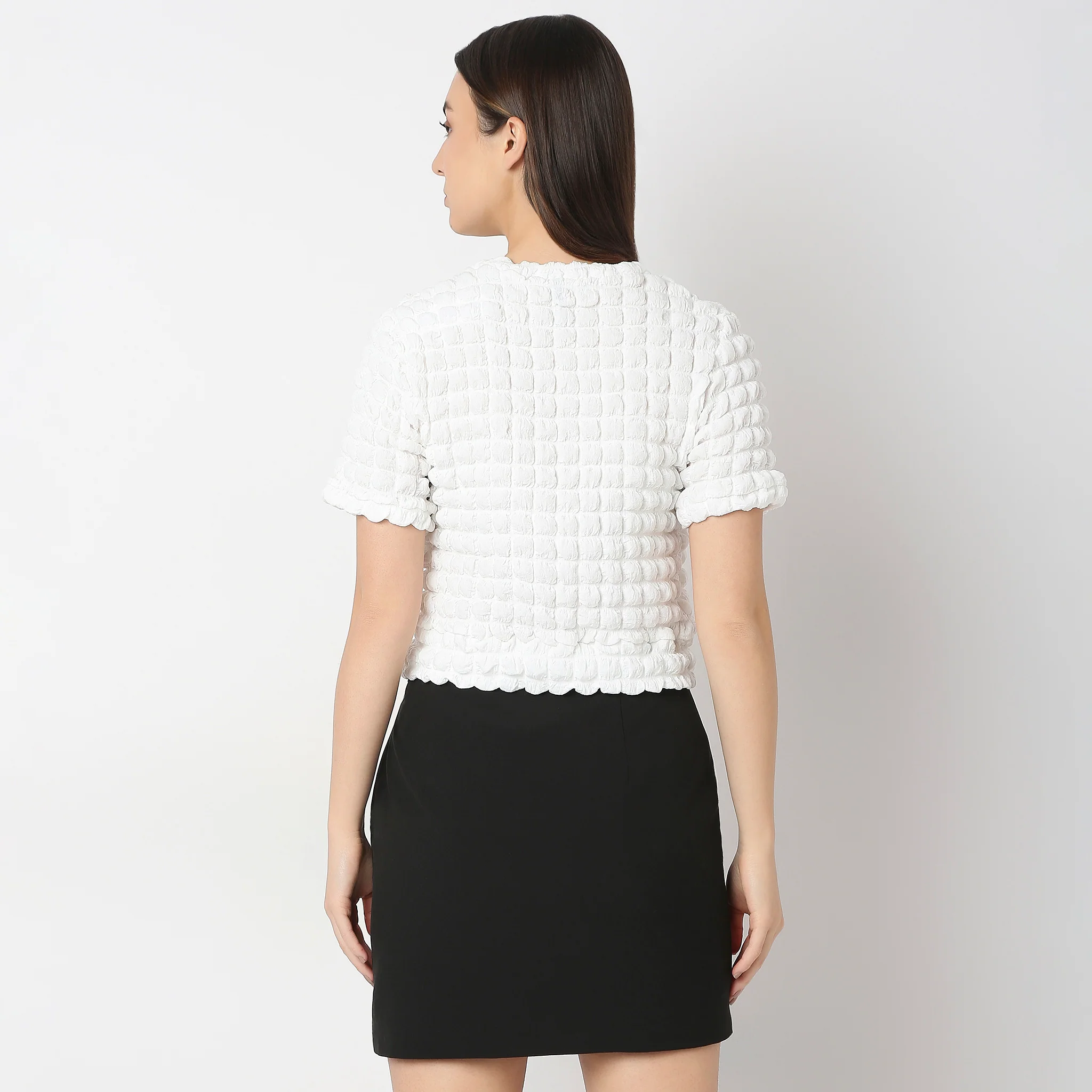 Slim Fit Solid Top - Image 3