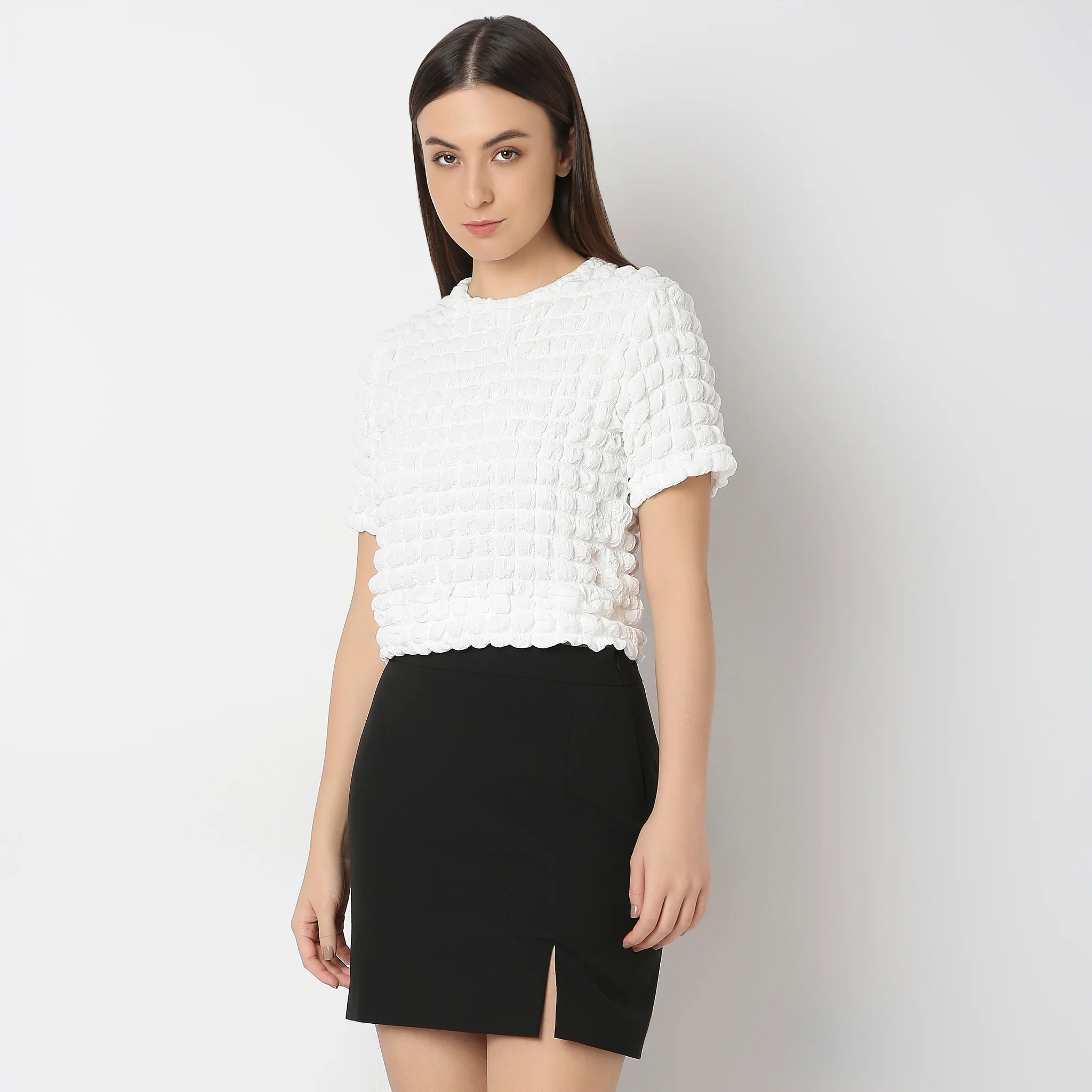 Slim Fit Solid Top - Image 5