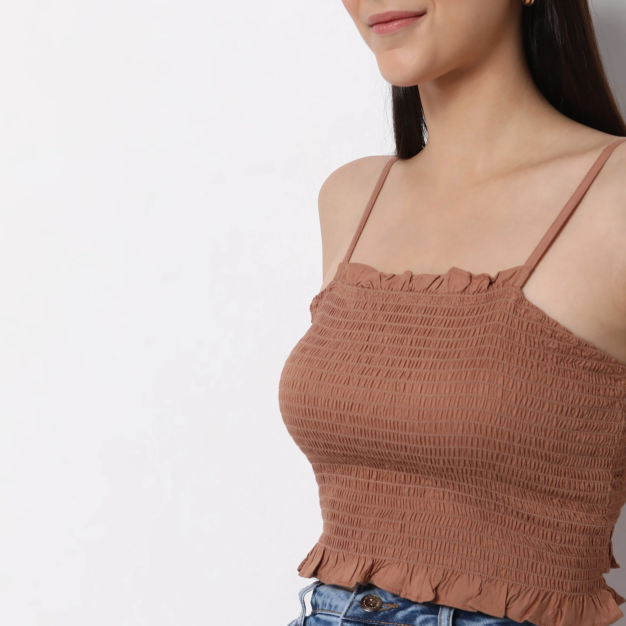 Slim Fit Solid Top - Image 4